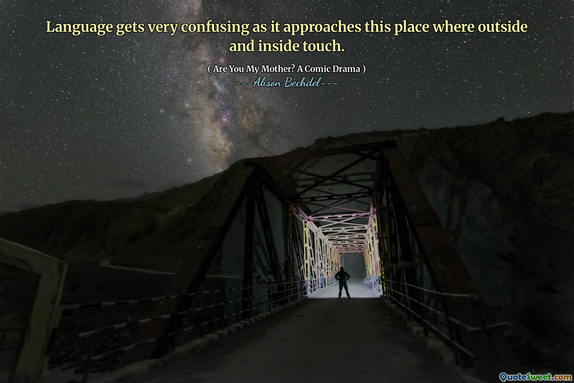 Language gets very confusing as it approaches this place where outside and inside touch.