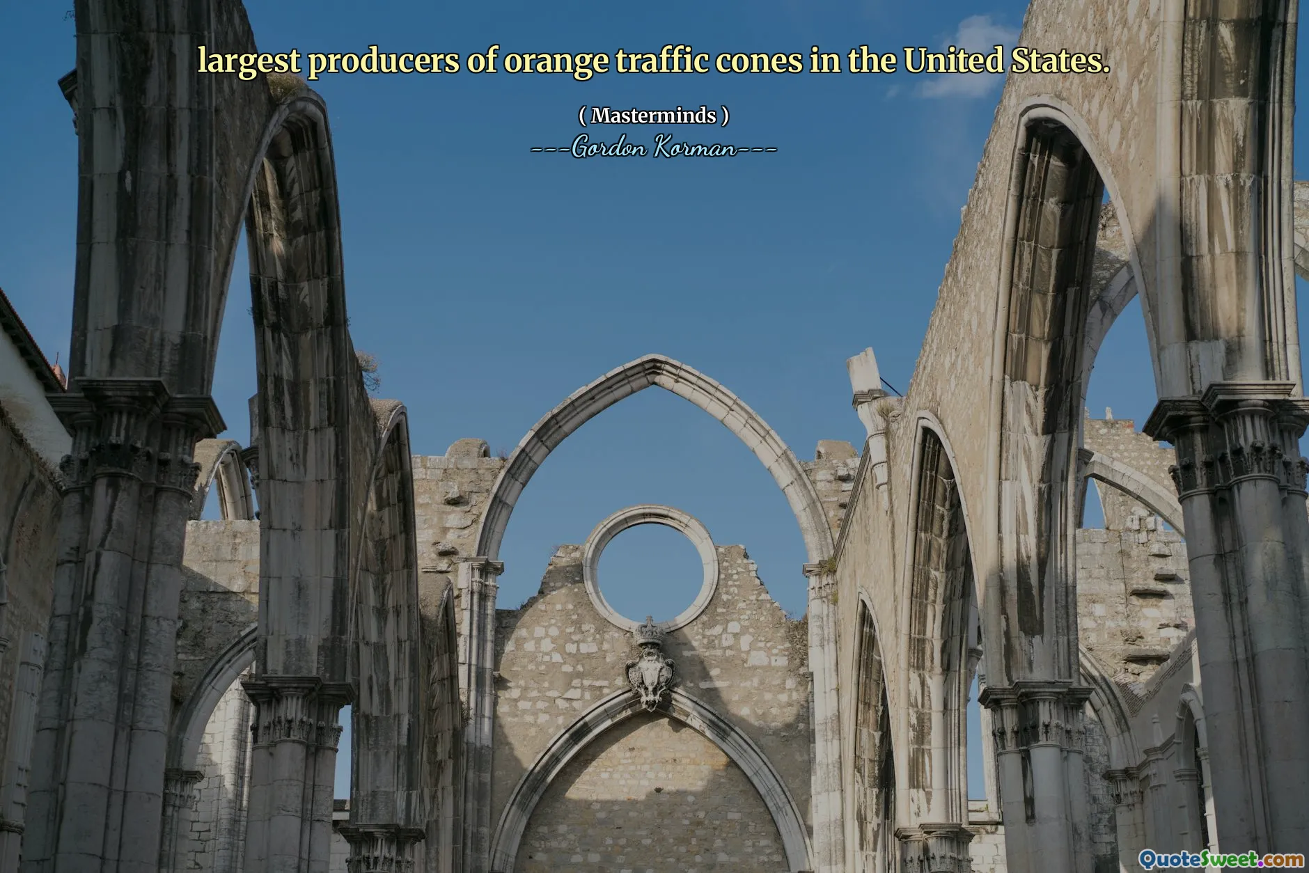 largest producers of orange traffic cones in the United States.