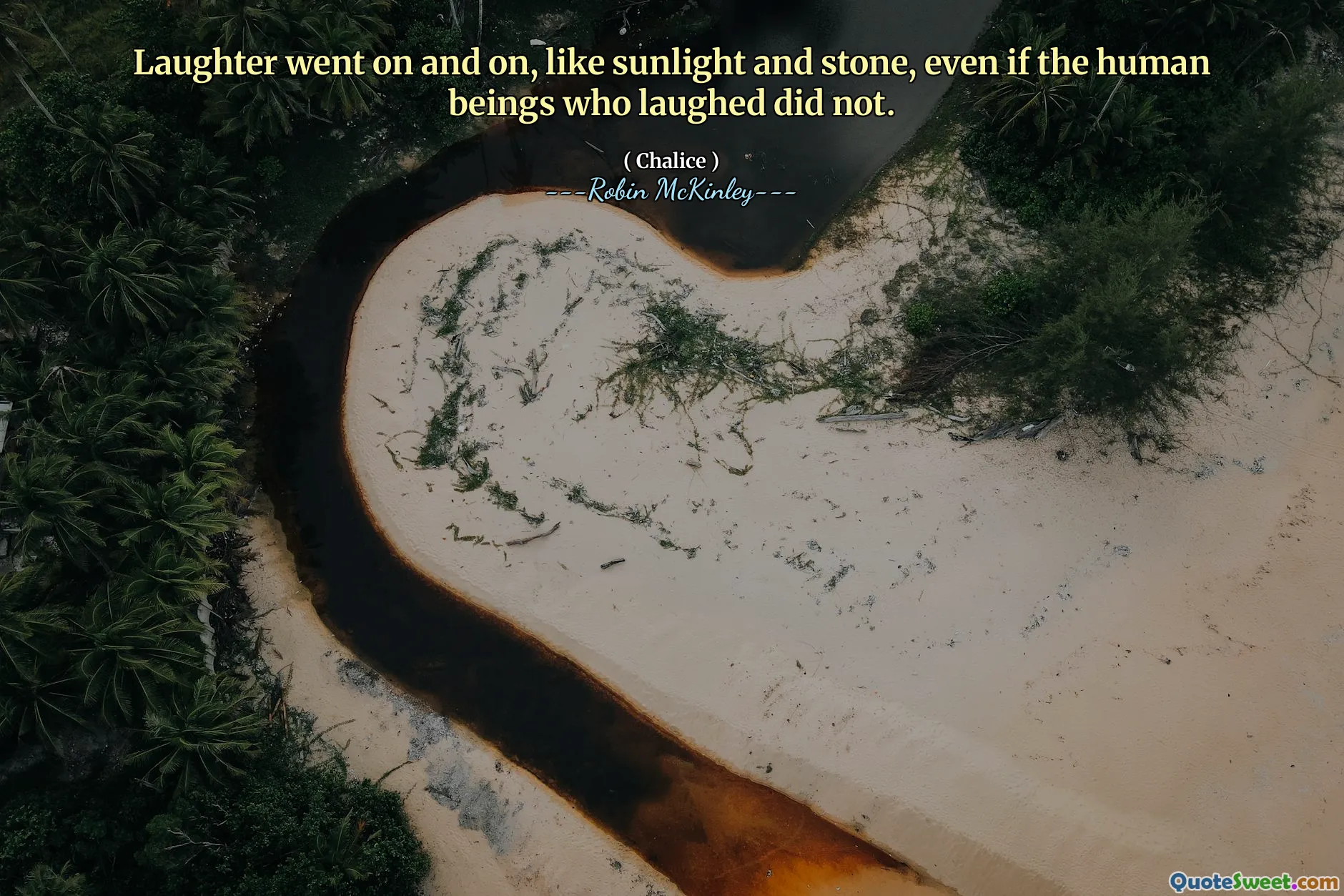 Laughter went on and on, like sunlight and stone, even if the human beings who laughed did not.