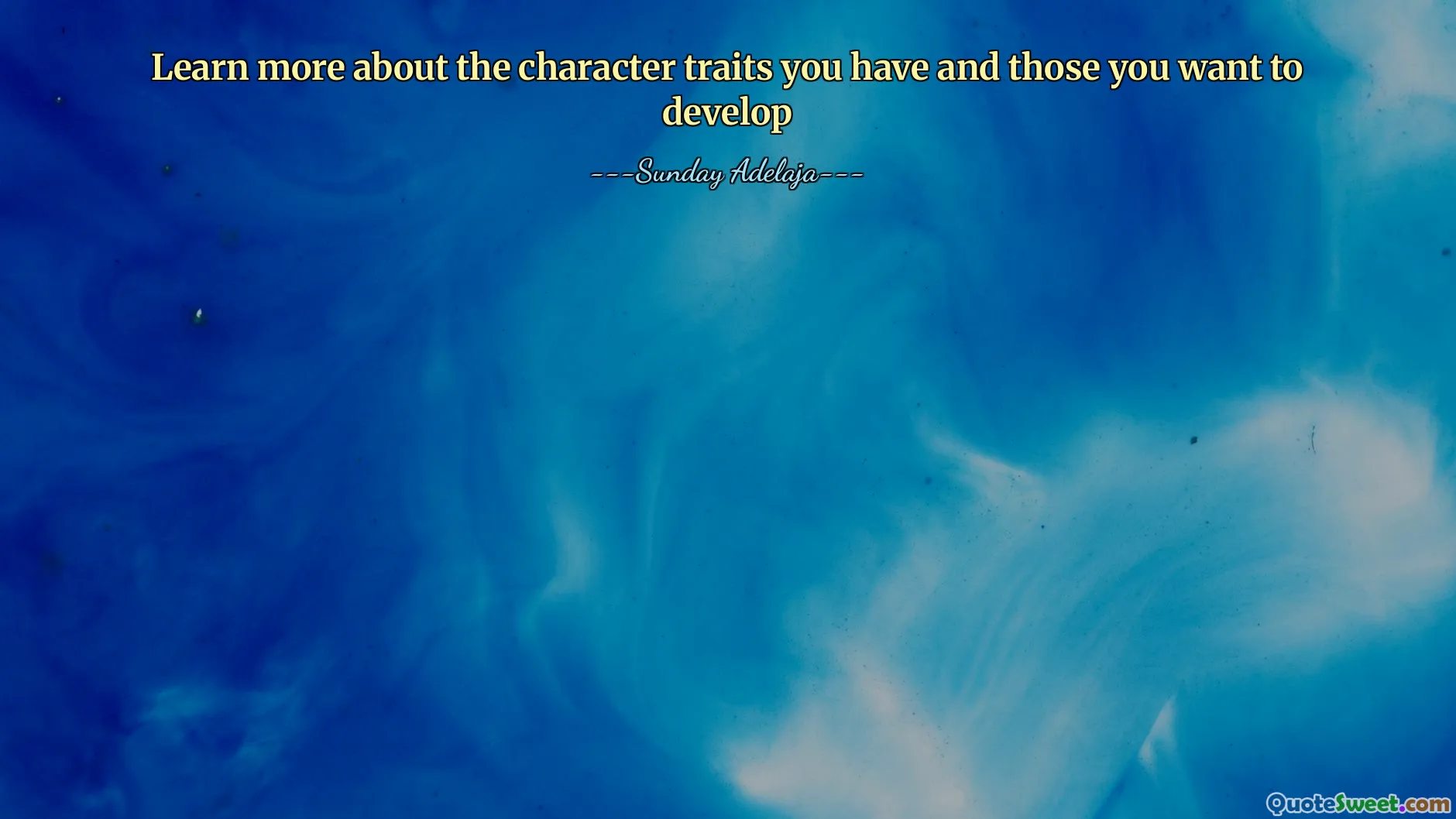 Learn more about the character traits you have and those you want to develop