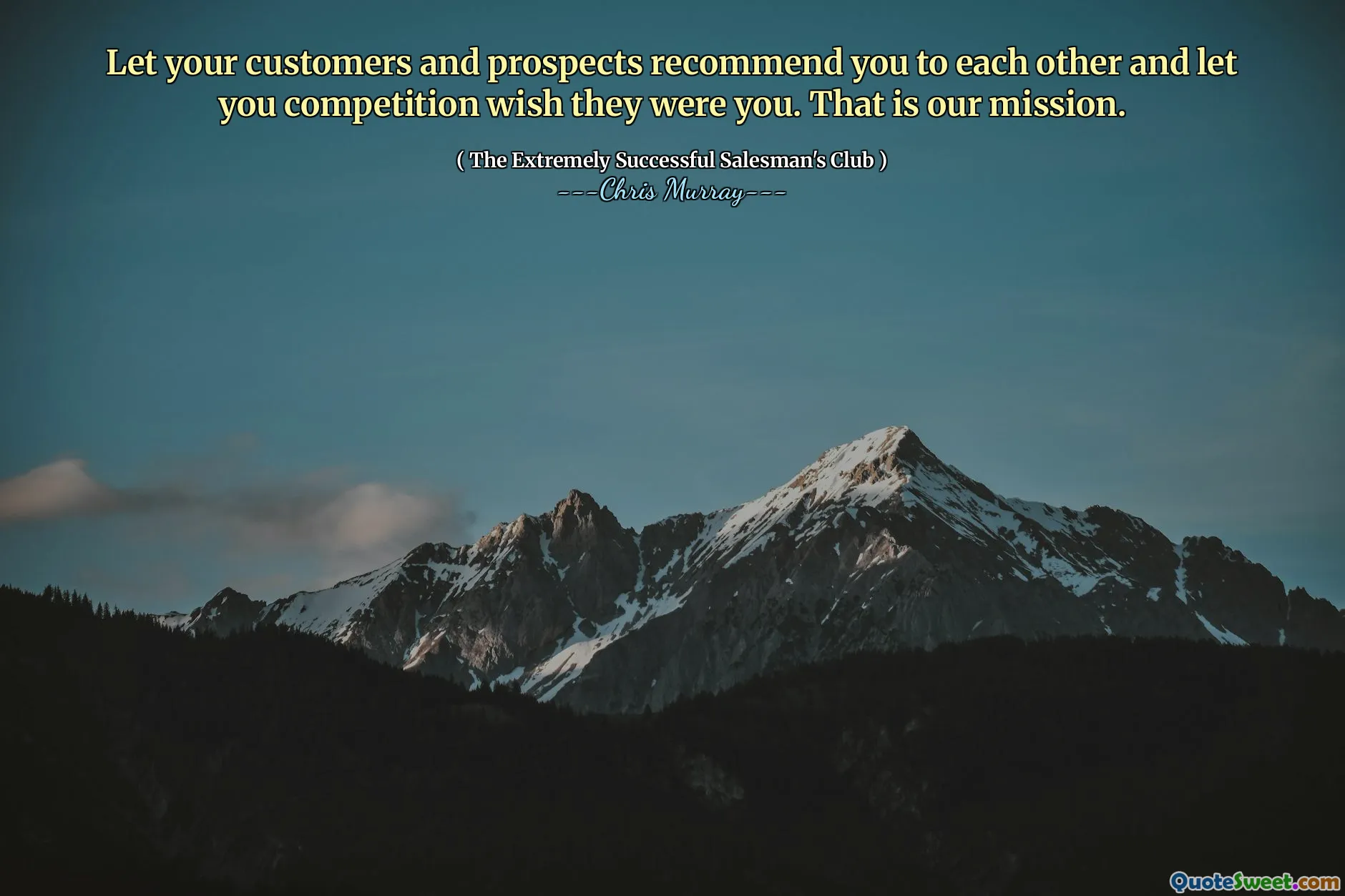 Pozwól swoim klientom i potencjalni klienci polecają cię sobie nawzajem i pozwól ci konkurować, że nie byłeś tobą. To jest nasza misja.