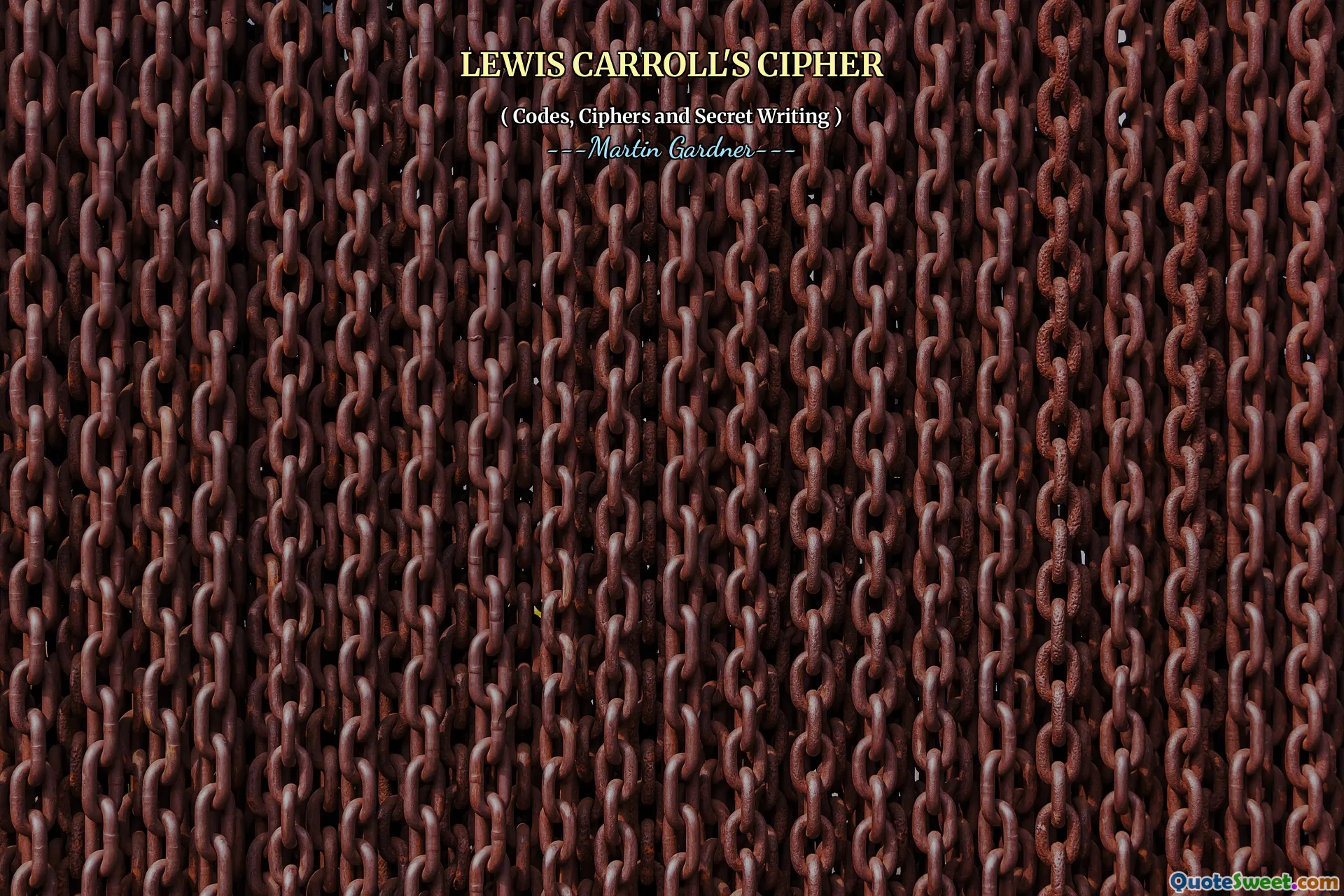 LEWIS CARROLL'S CIPHER