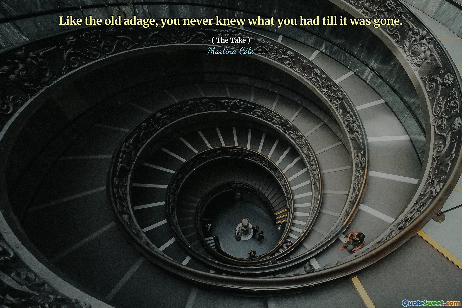 Ca și vechea zicală, nu ai știut niciodată ce ai avut până când nu a dispărut.