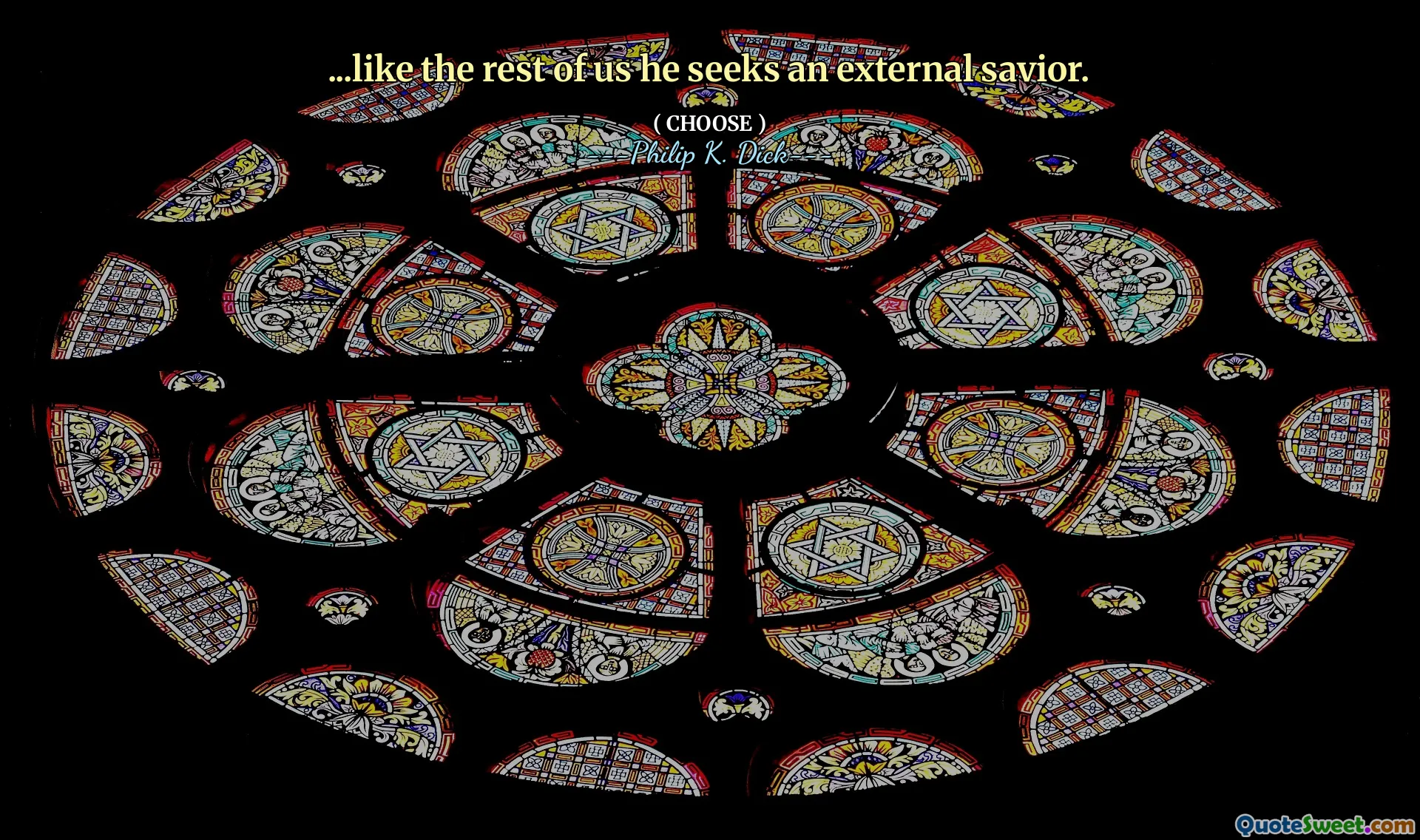 ... مثل البقية منا يبحث عن منقذ خارجي.