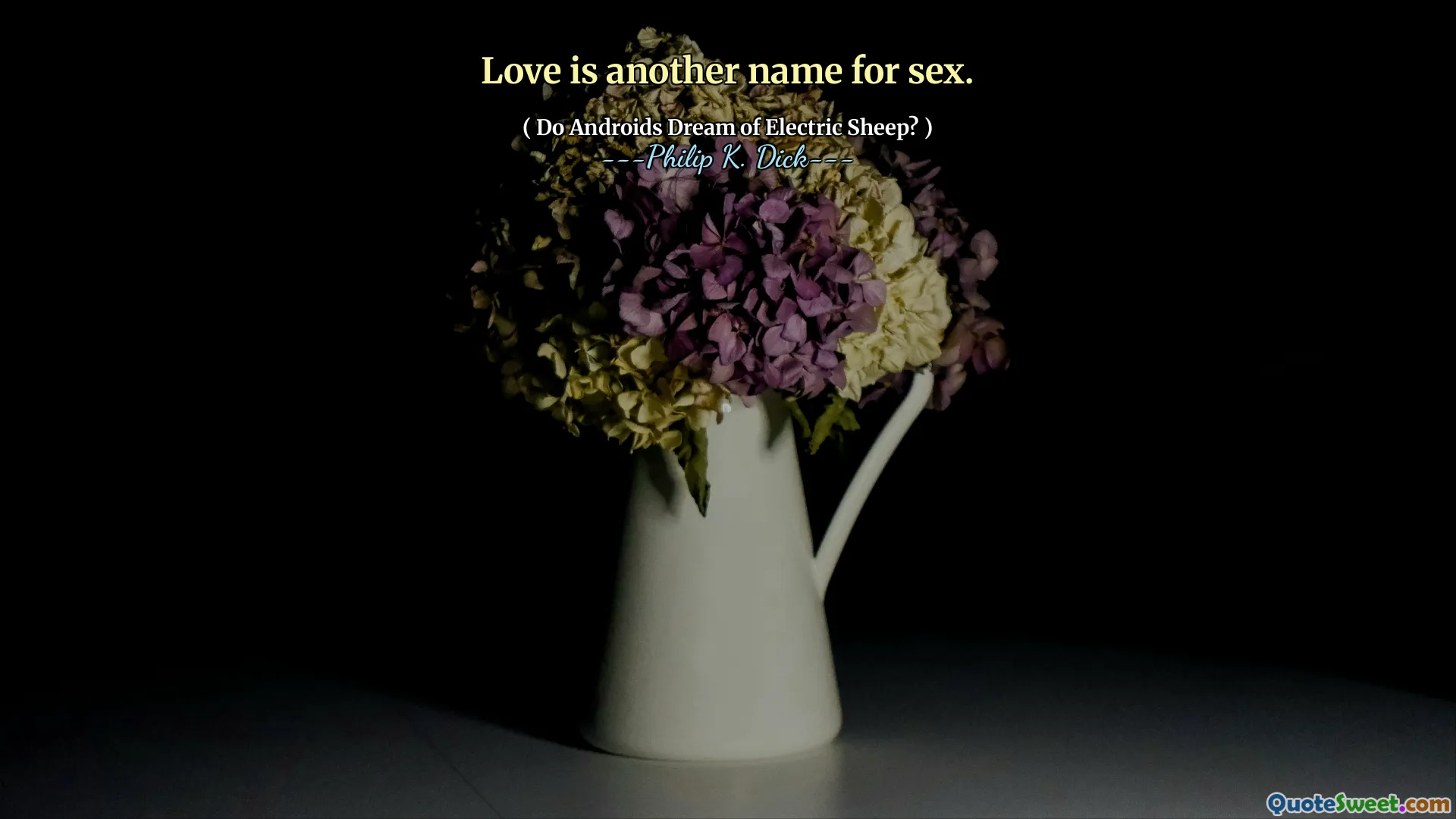 L'amore è un altro nome per il sesso.