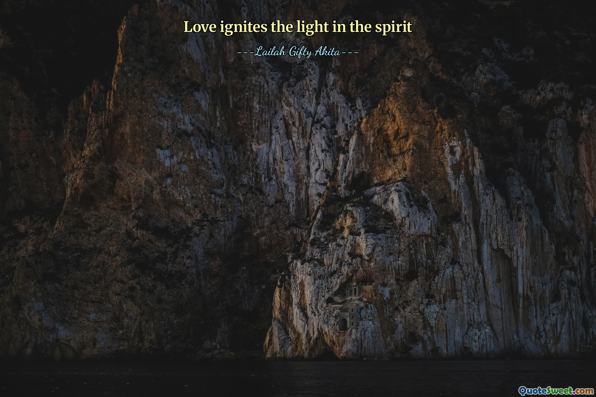 Love ignites the light in the spirit