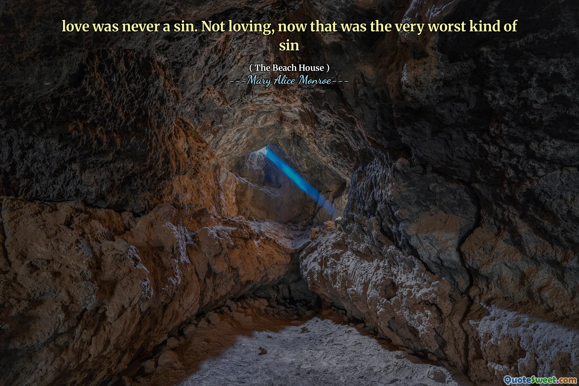 Liebe war nie eine Sünde. Nicht lieben, das war die schlimmste Art von Sünde