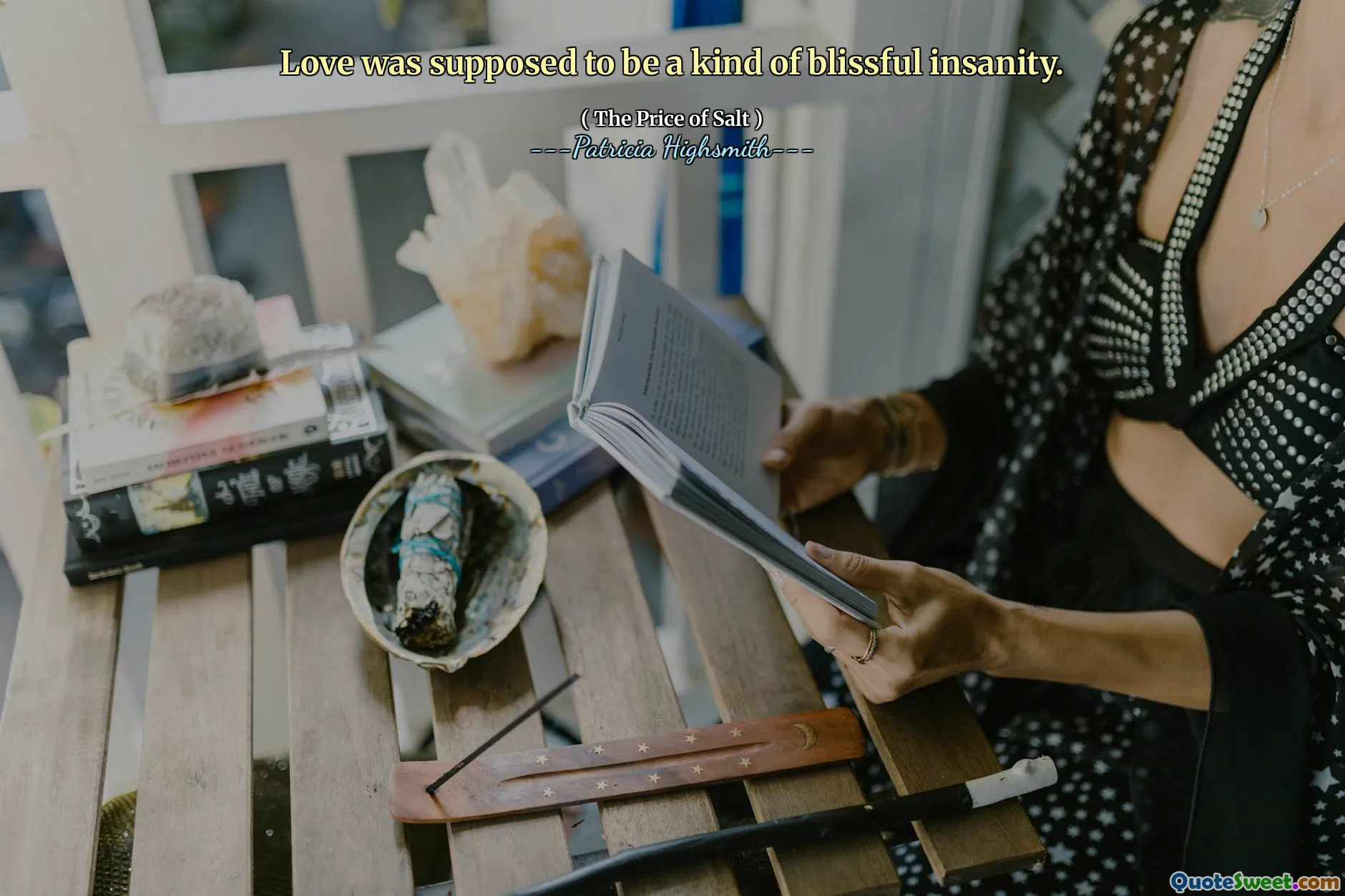 Love was supposed to be a kind of blissful insanity.