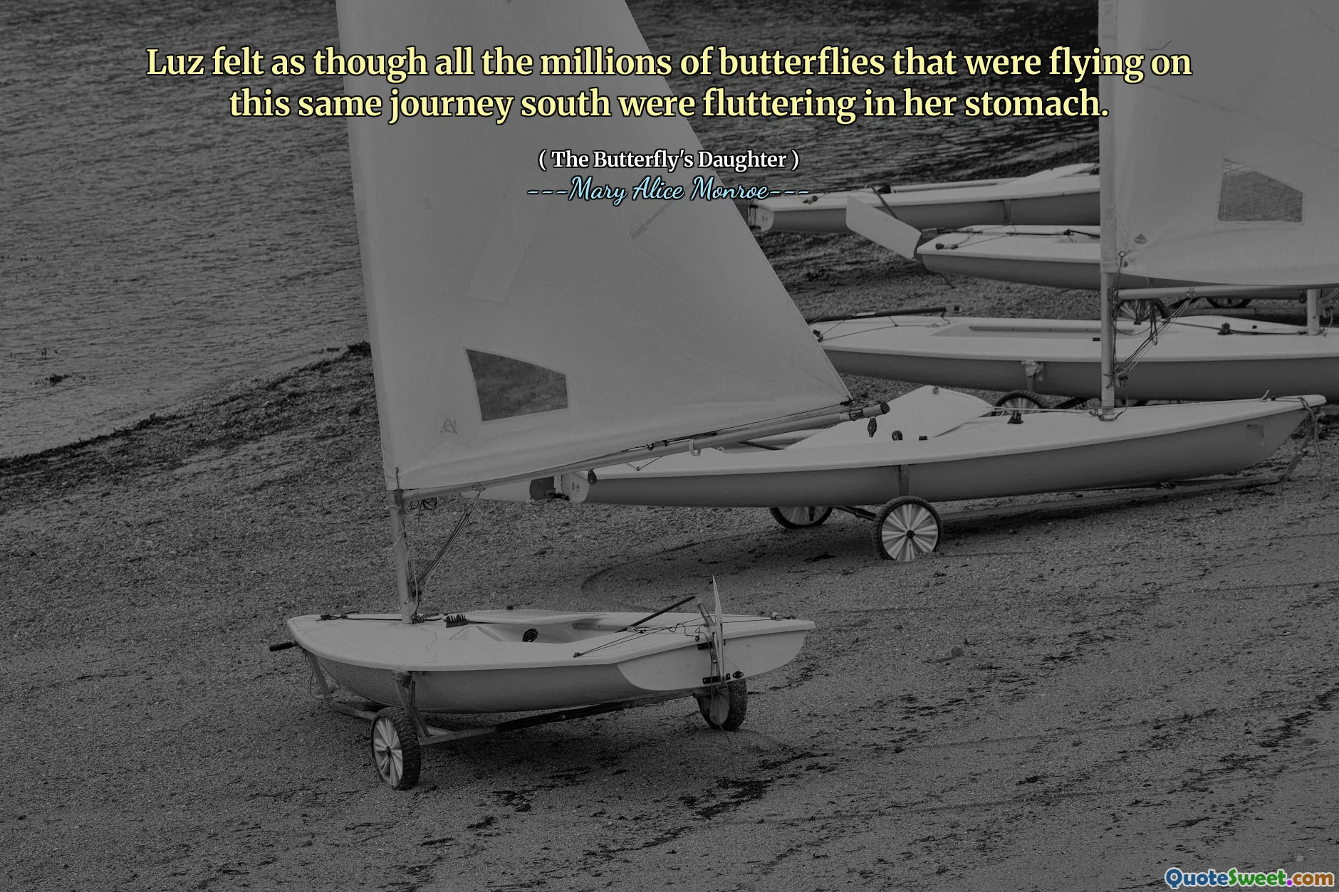 Luz felt as though all the millions of butterflies that were flying on this same journey south were fluttering in her stomach.