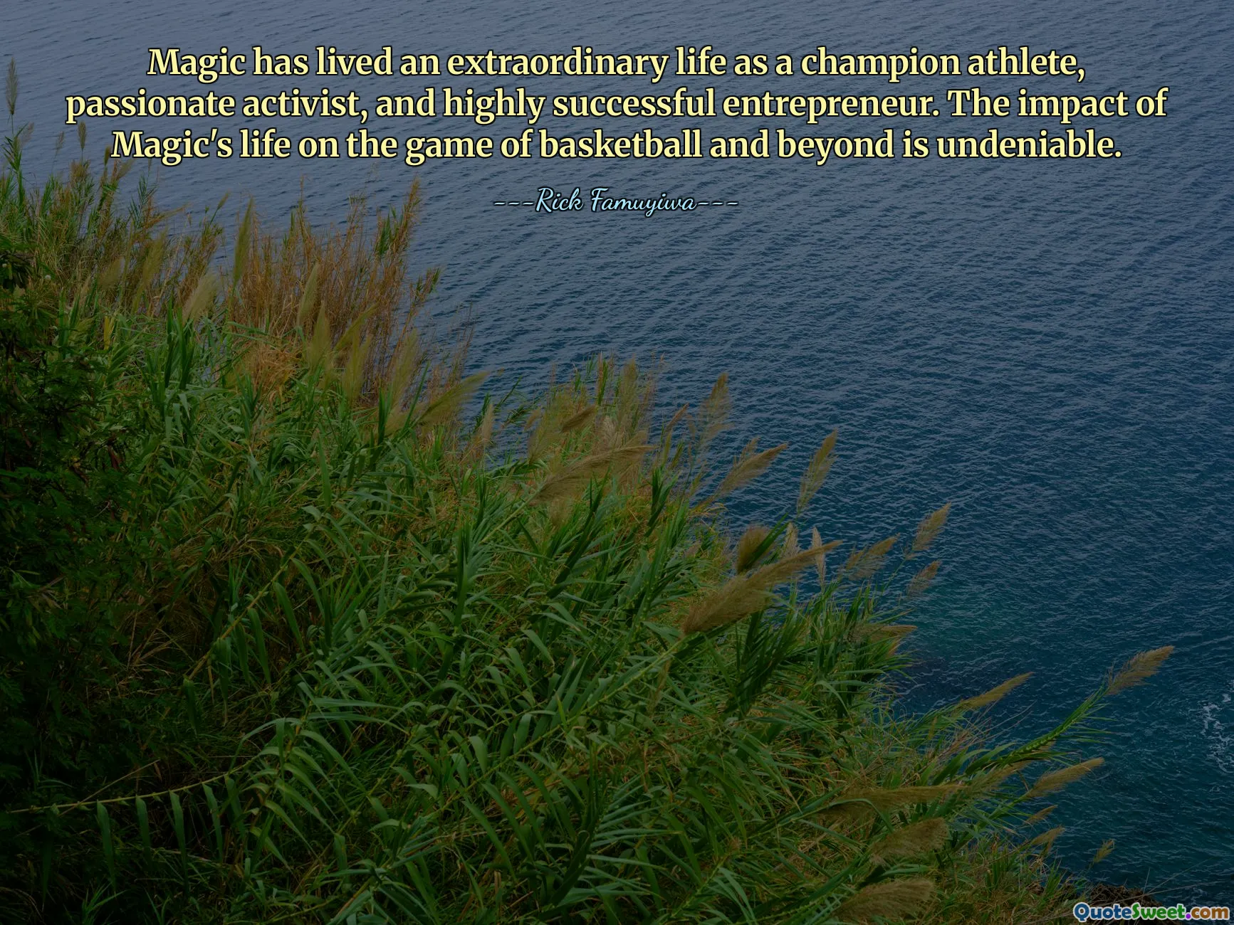 作为一名冠军运动员、热情的活动家和非常成功的企业家，魔术师过着非凡的生活。魔术师的一生对篮球运动及其他领域的影响是不可否认的。