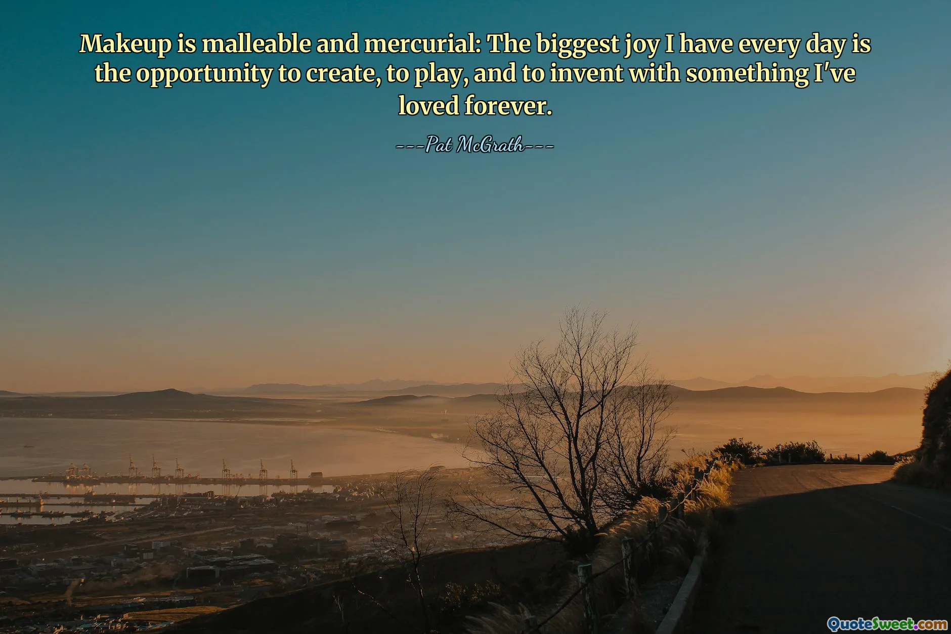 Machiajul este maleabil și mercurial: cea mai mare bucurie pe care o am în fiecare zi este oportunitatea de a crea, de a mă juca și de a inventa cu ceva ce am iubit dintotdeauna.