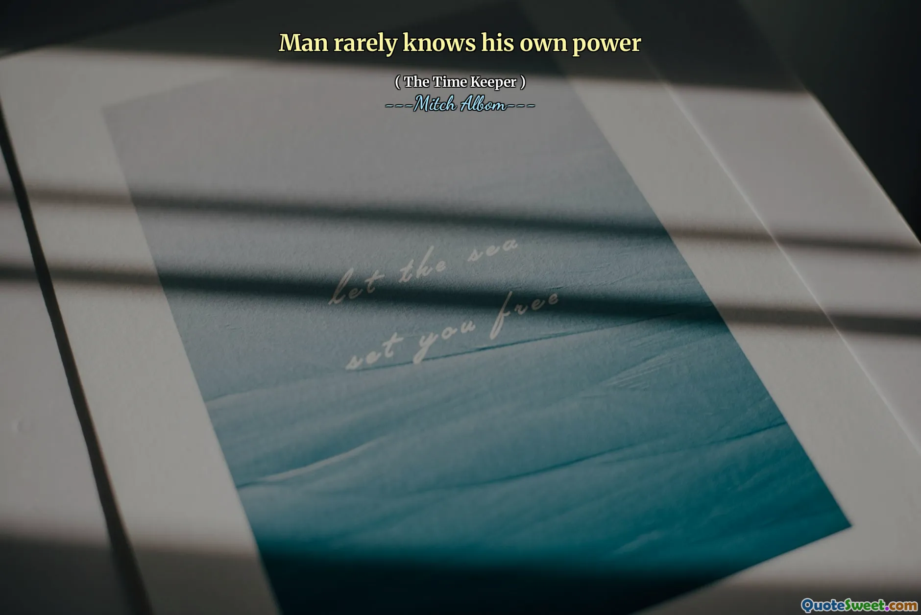 Mannen känner sällan sin egen kraft