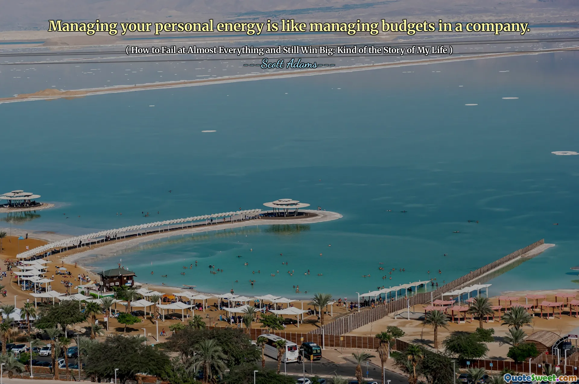 Managing your personal energy is like managing budgets in a company.