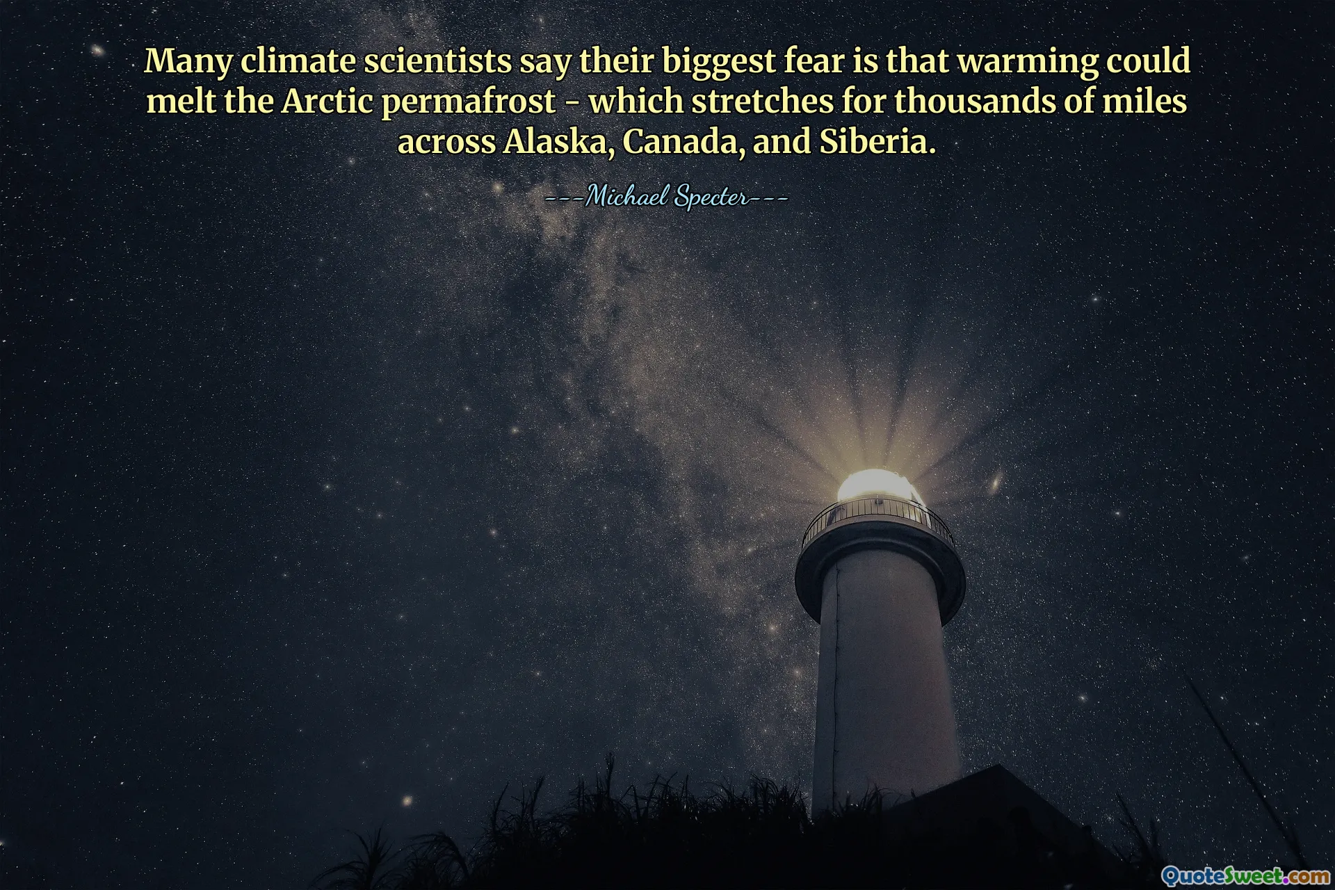 Many climate scientists say their biggest fear is that warming could melt the Arctic permafrost - which stretches for thousands of miles across Alaska, Canada, and Siberia.