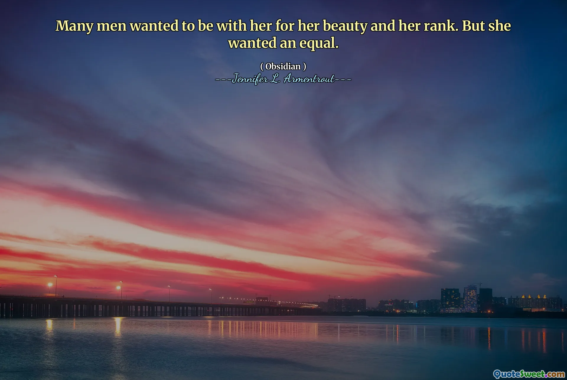 Many men wanted to be with her for her beauty and her rank. But she wanted an equal.
