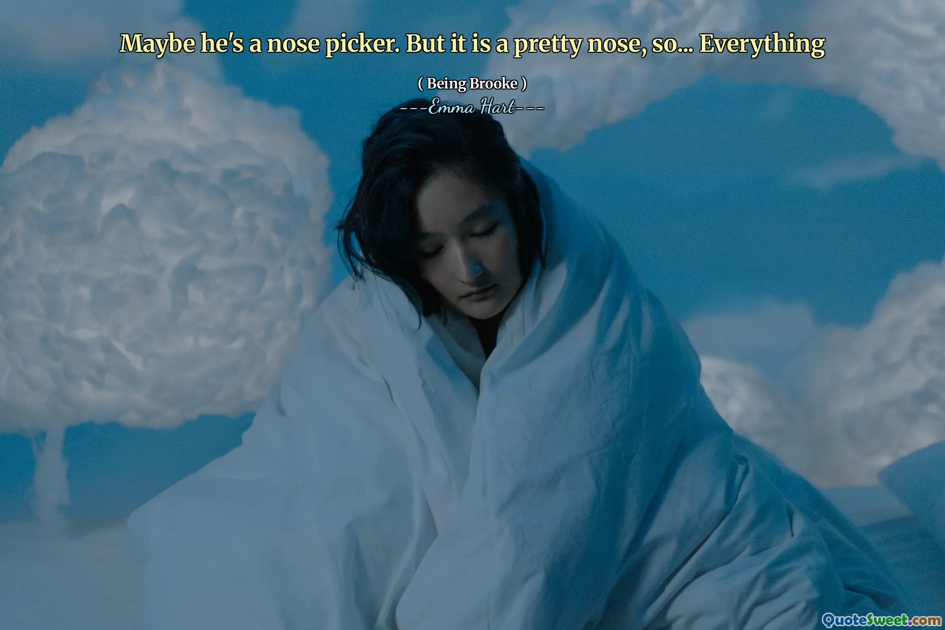 Forse è un raccoglitore per il naso. Ma è un bel naso, quindi ... tutto