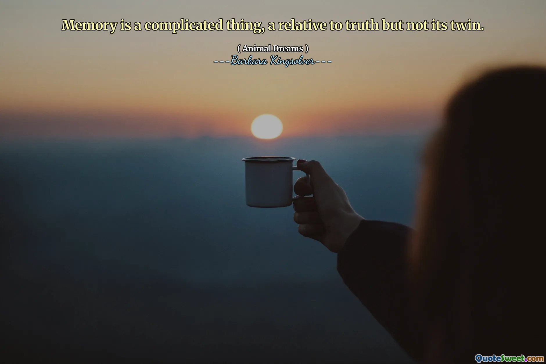 La mémoire est une chose compliquée, par rapport à la vérité mais pas à son jumeau.