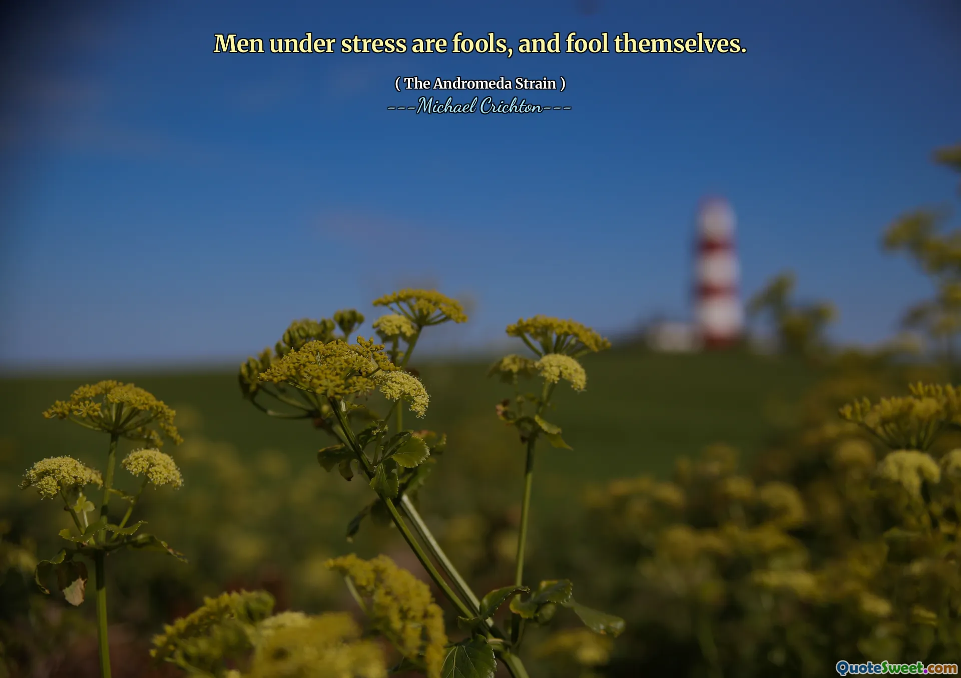 तनाव के तहत पुरुष मूर्ख हैं, और खुद को मूर्ख बनाते हैं।