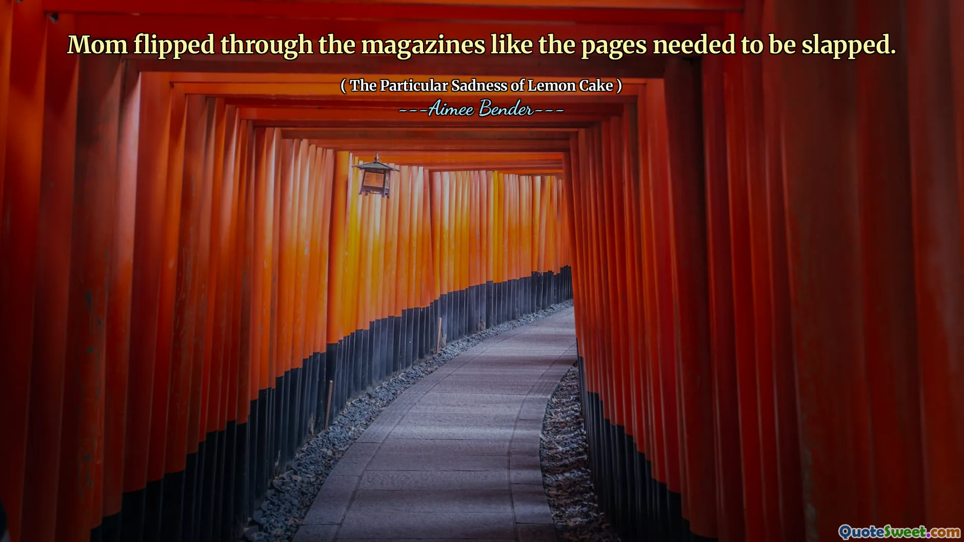 Mamma snudde gjennom magasinene som sidene som måtte slippes.