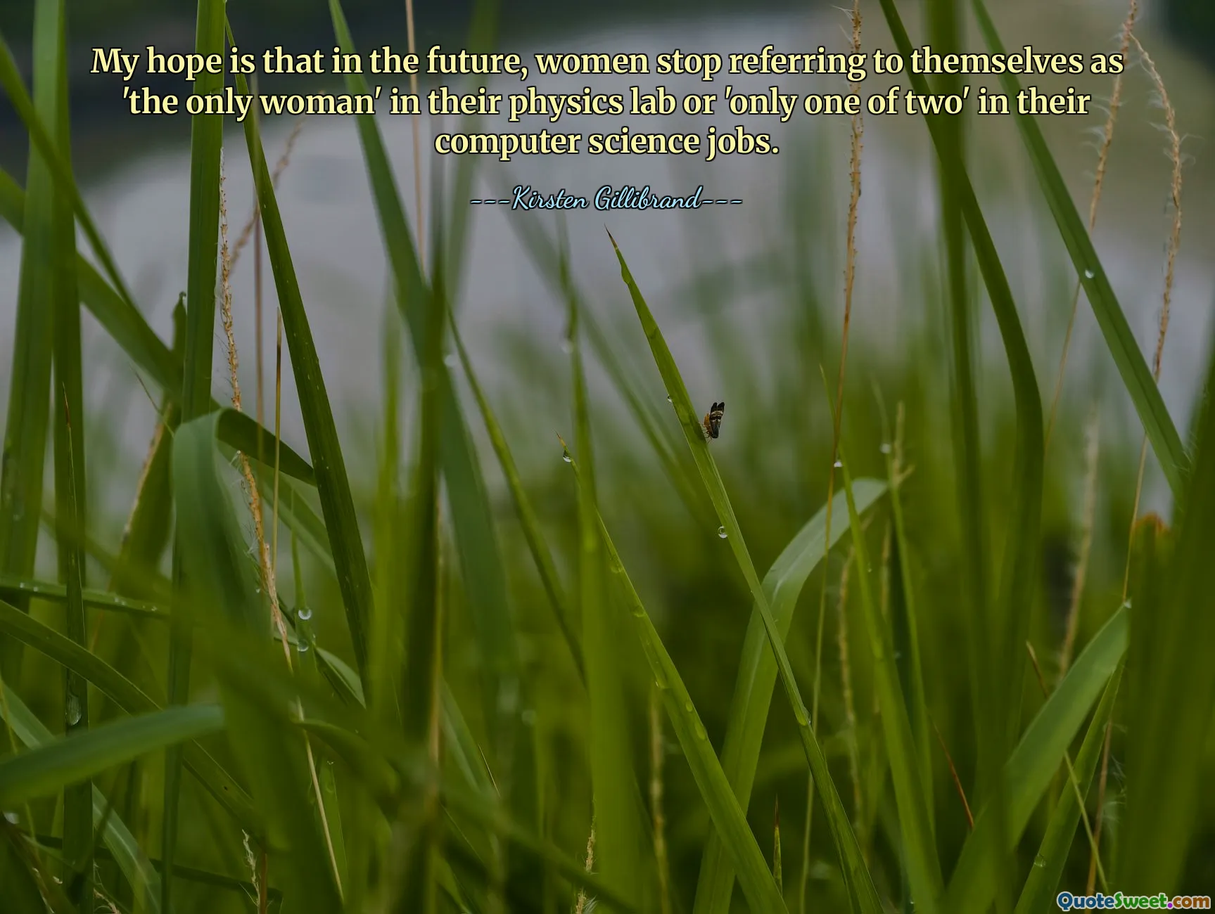 Mam nadzieję, że w przyszłości kobiety przestaną nazywać siebie „jedyną kobietą” w laboratorium fizycznym lub „tylko jedną z dwóch” na stanowisku informatyka.