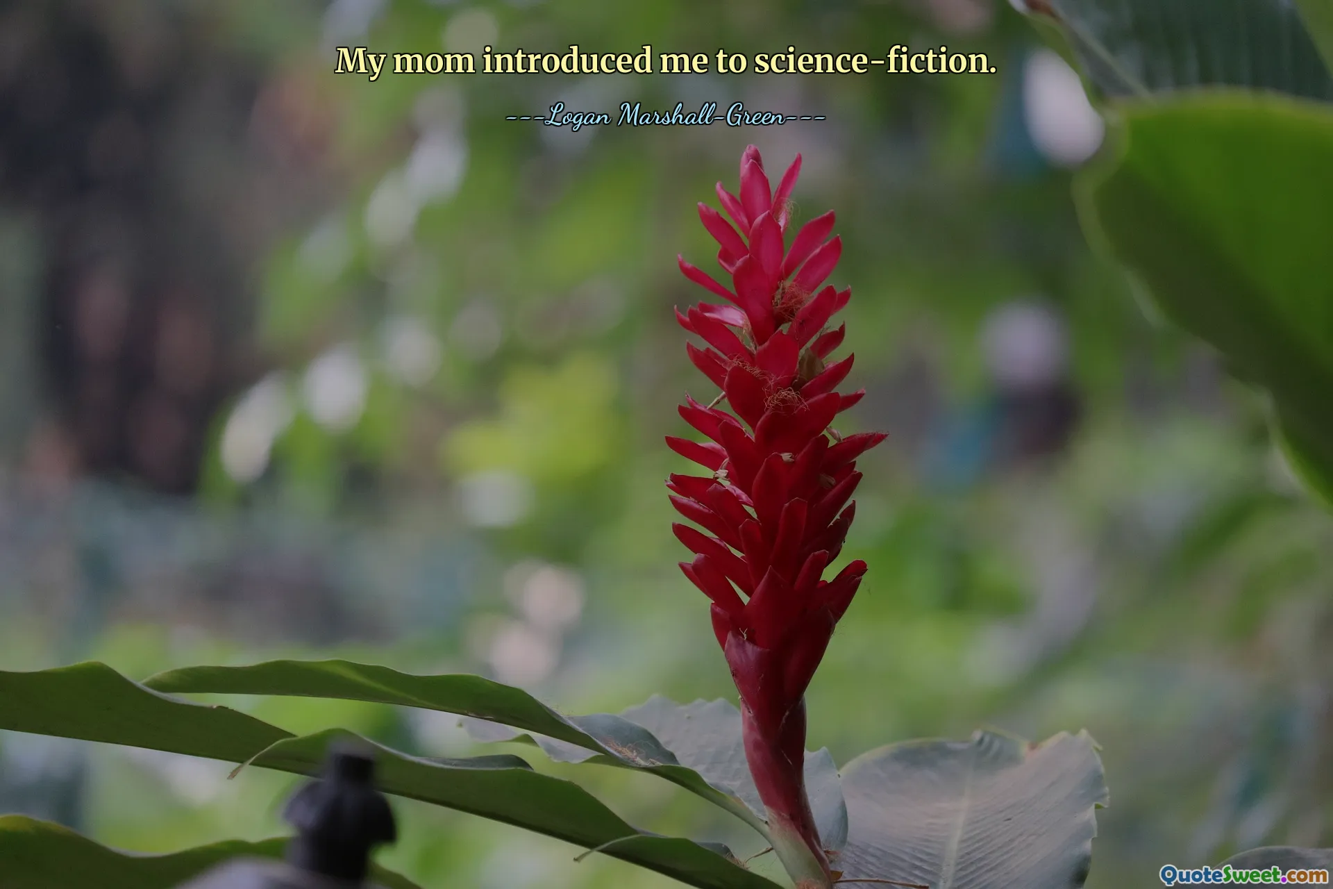 My mom introduced me to science-fiction.