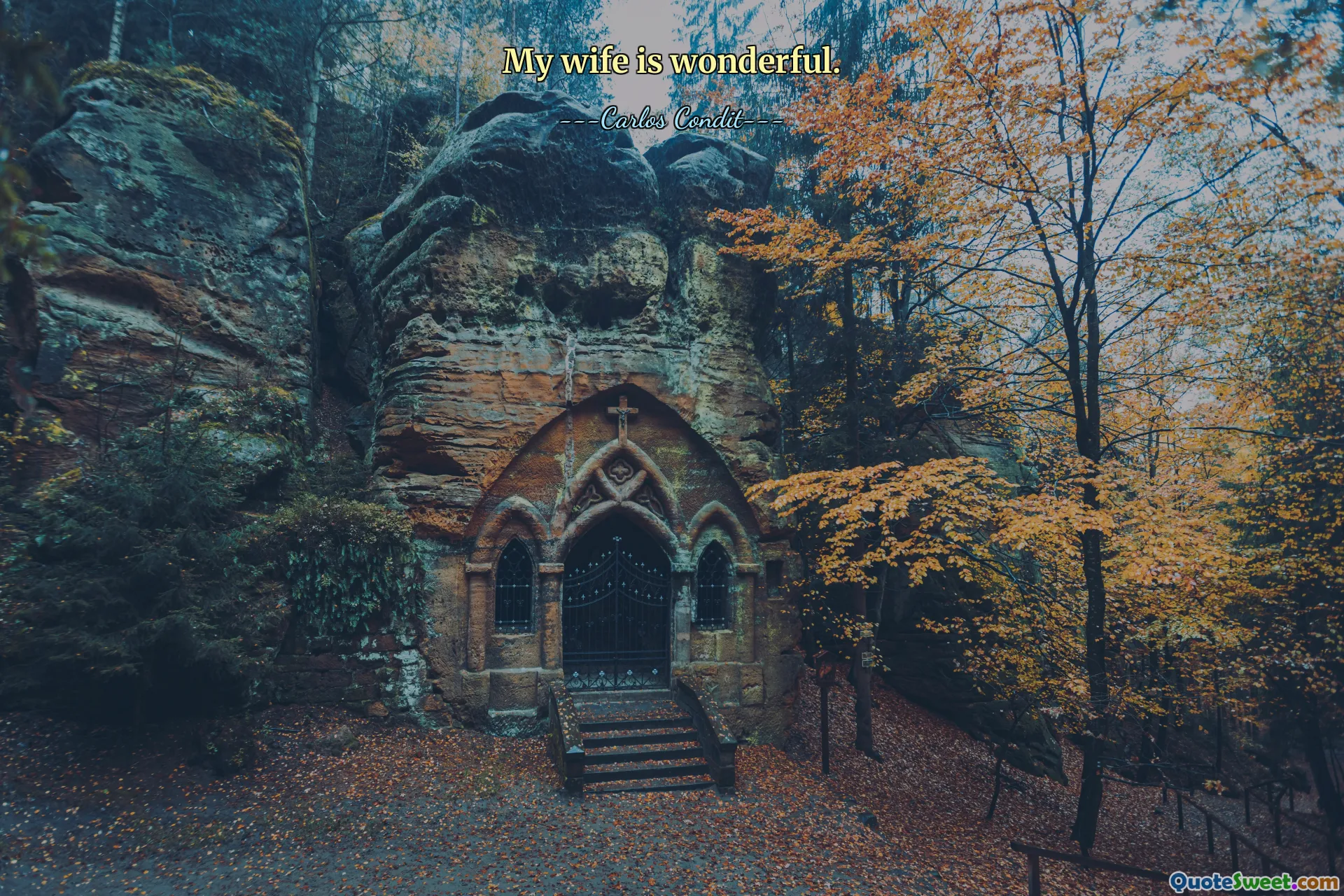 My wife is wonderful.