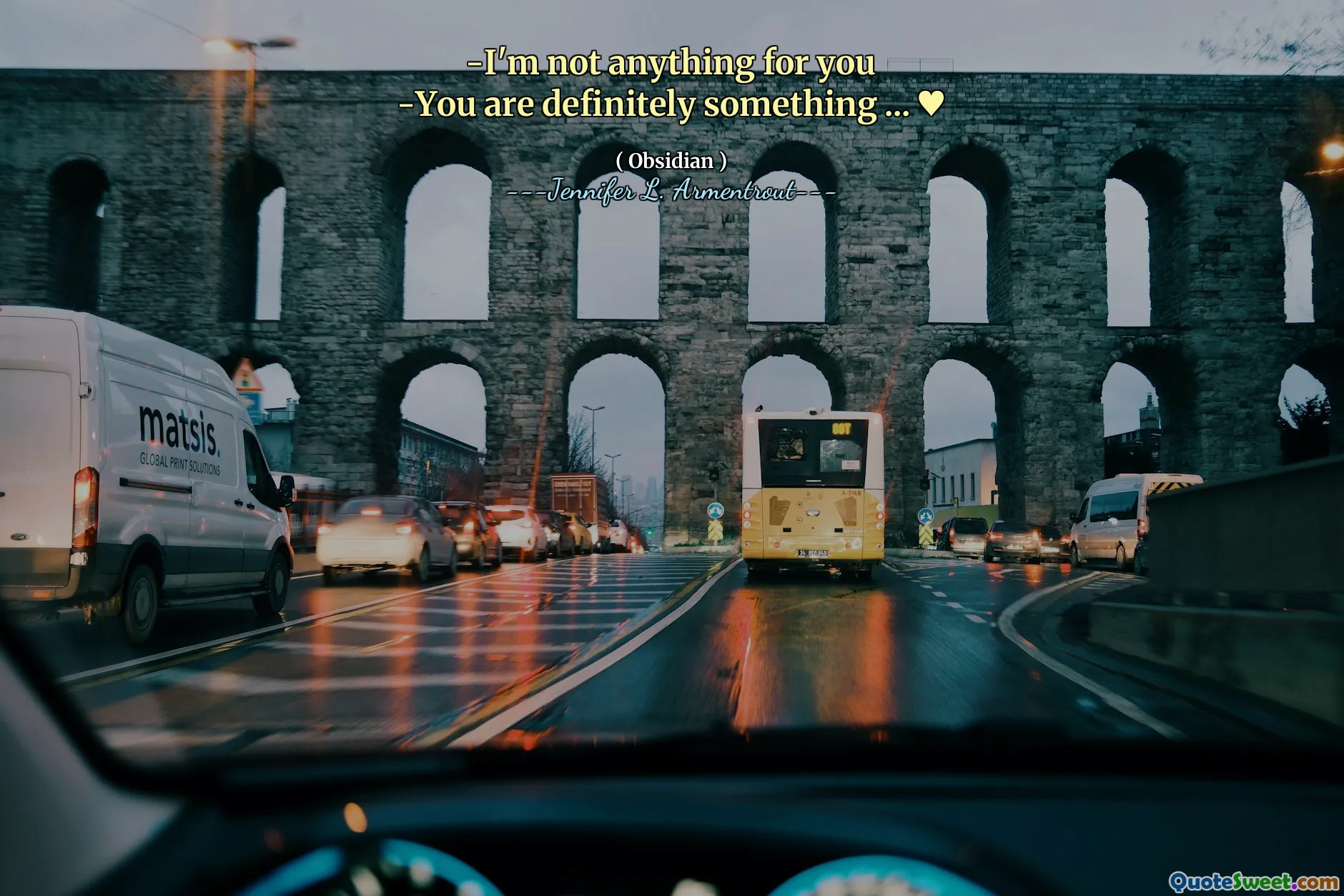 -I'm not anything for you
-You are definitely something ... ♥