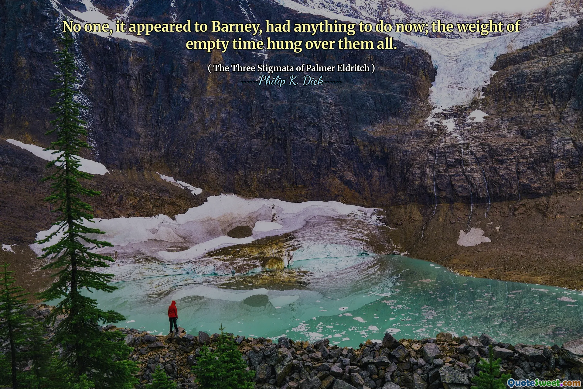 لا أحد ، يبدو أن بارني ، كان لديه أي شيء يفعله الآن ؛ وزن الوقت الفارغ المعلقة عليهم جميعا.