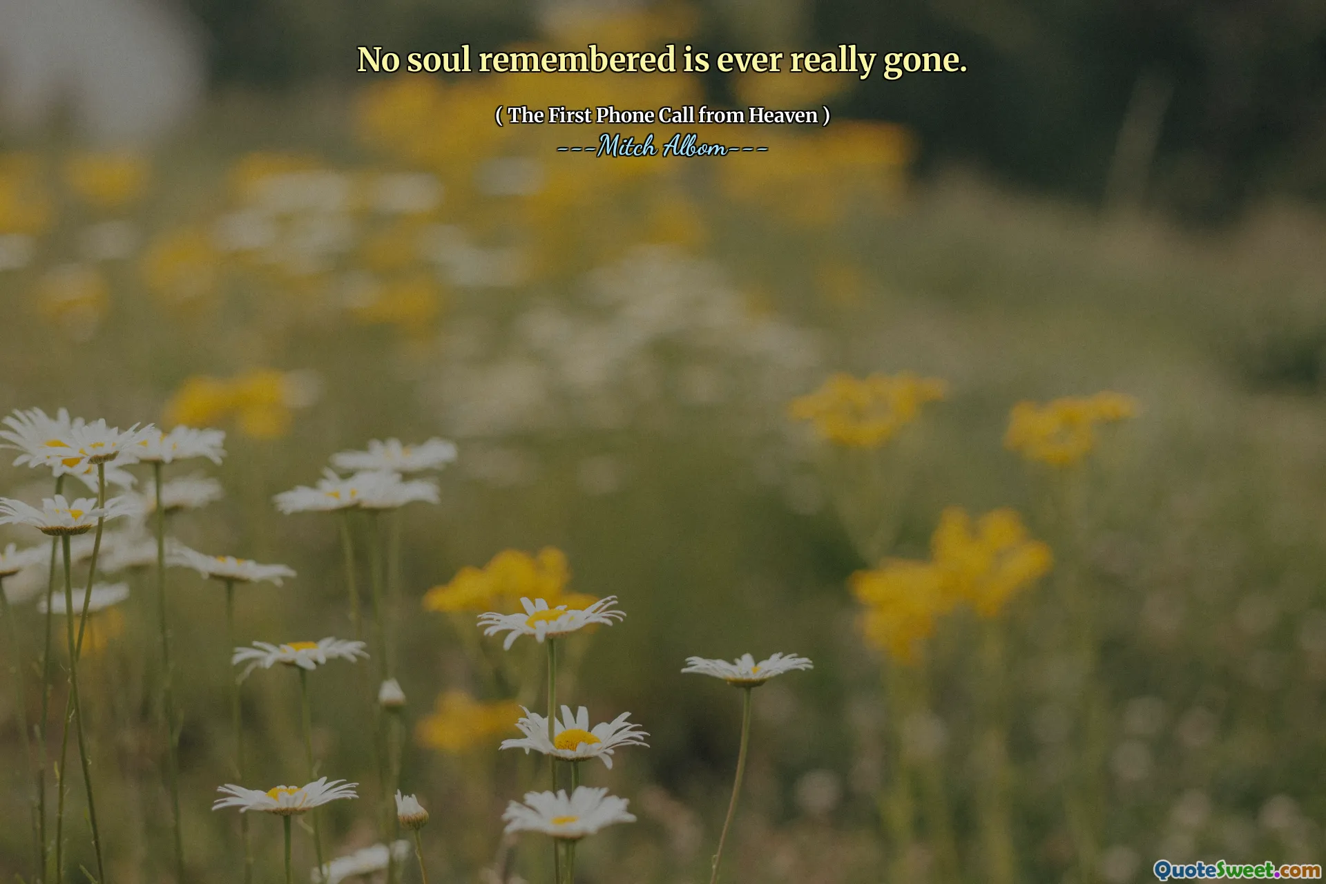 Hatırlanmayan hiçbir ruh gerçekten gitmedi.