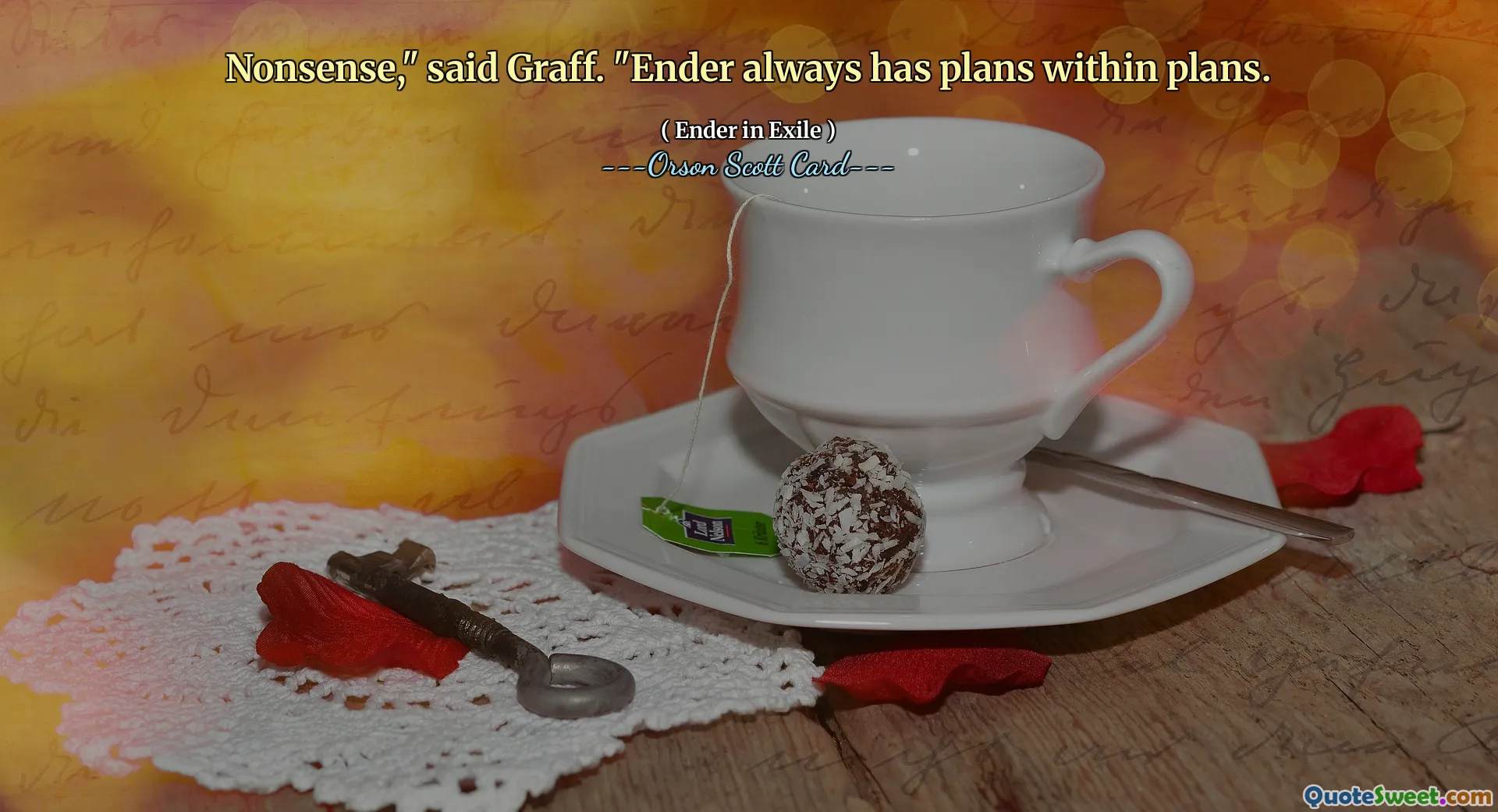 Prostii", a spus Graff. "Ender are întotdeauna planuri în planuri.