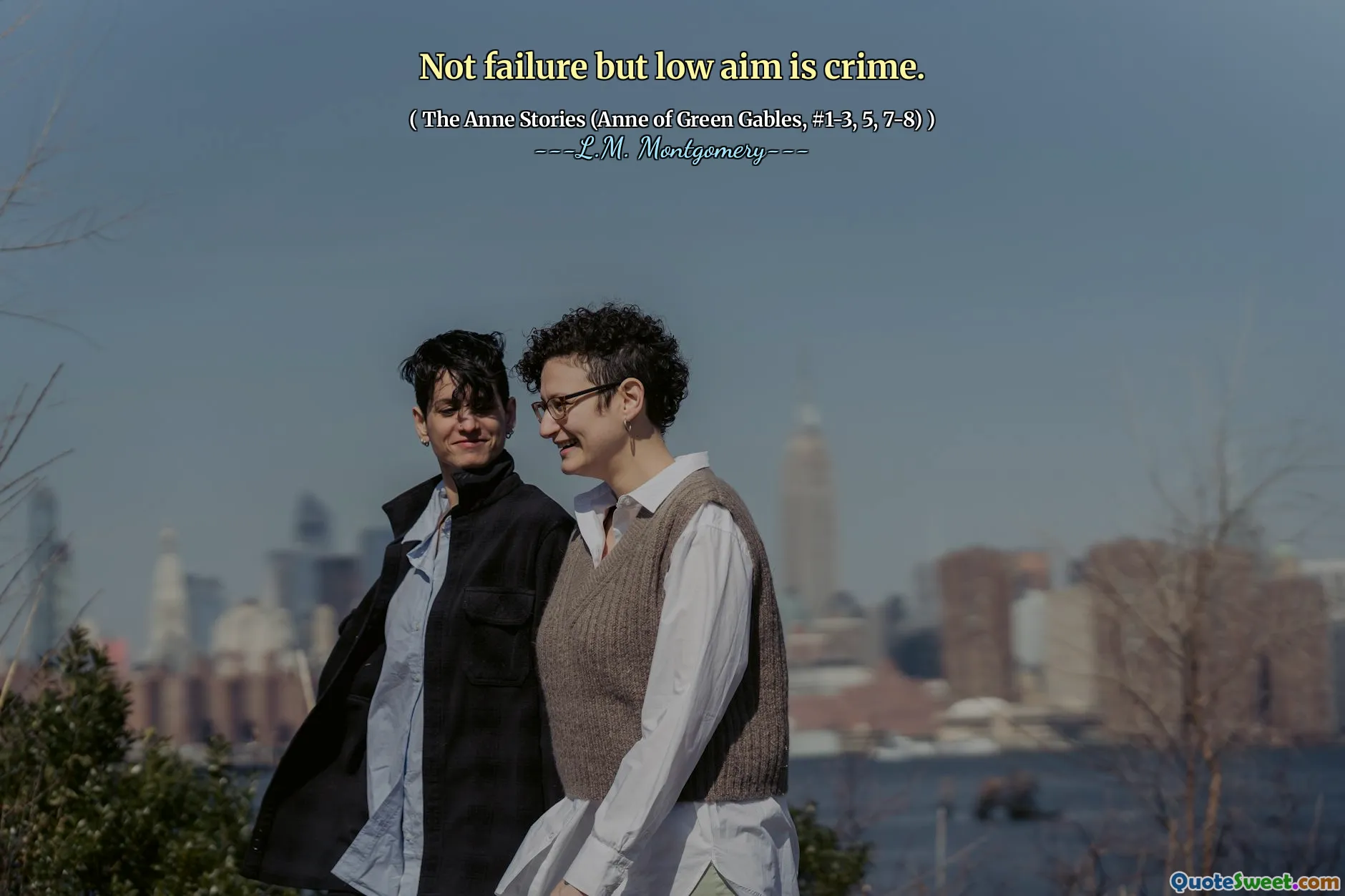 Not failure but low aim is crime.