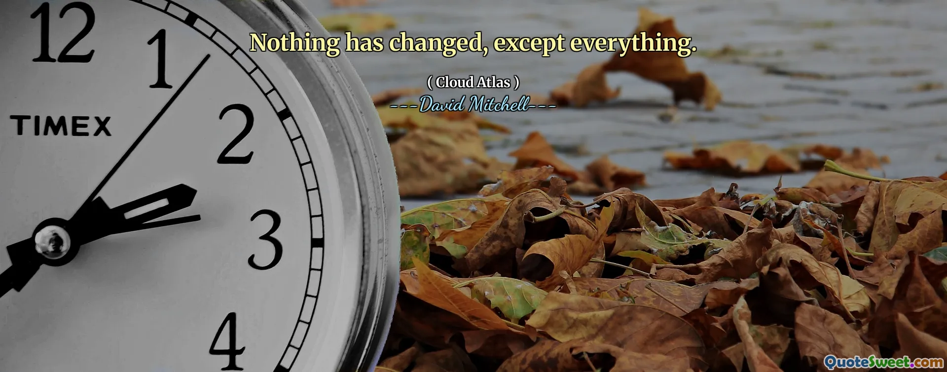 什么都没有改变，除了一切。