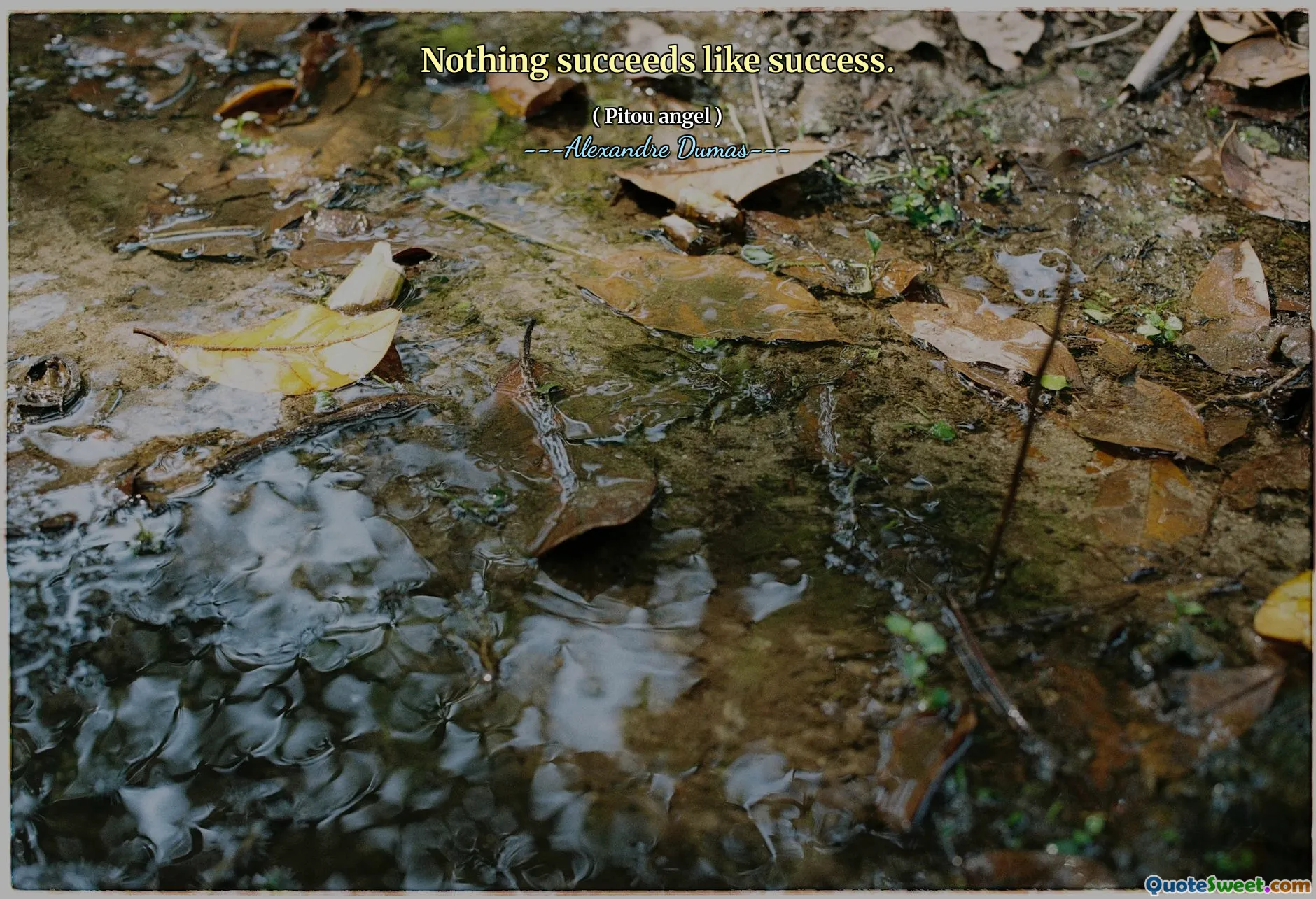 Nothing succeeds like success.