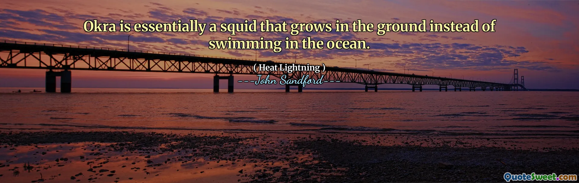 Okra este în esență un calmar care crește în pământ în loc să înoate în ocean.