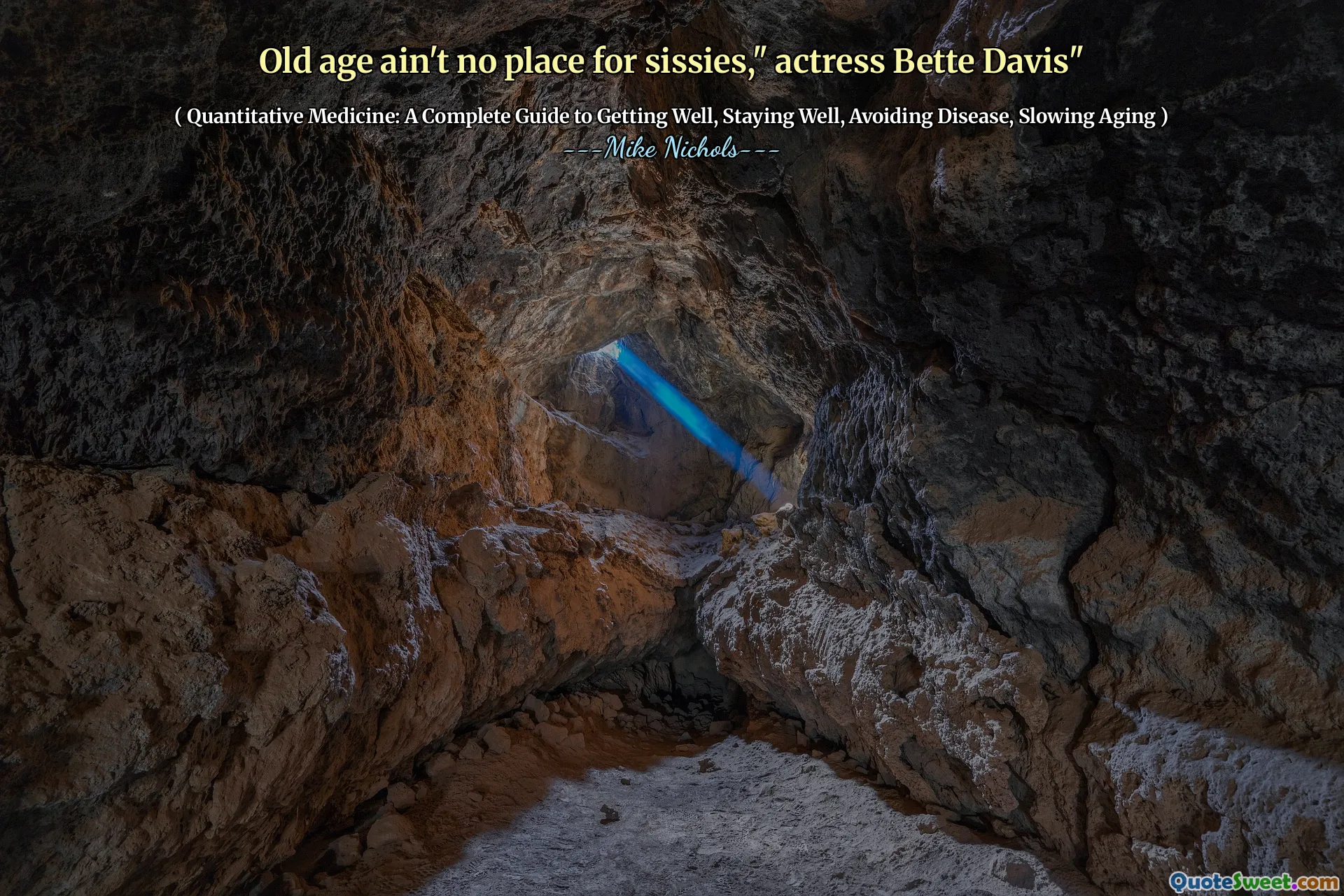 Ålderdom är ingen plats för sissies, "Skådespelerskan Bette Davis"