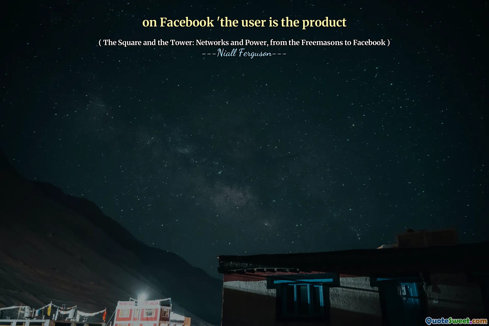 on Facebook 'the user is the product