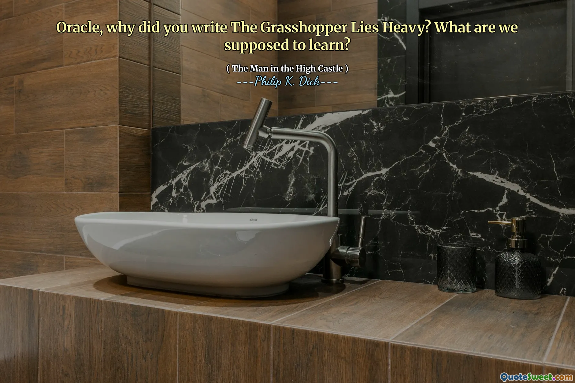 Oracle, de ce ai scris Minciunile Grasshopper grele? Ce trebuie să învățăm?