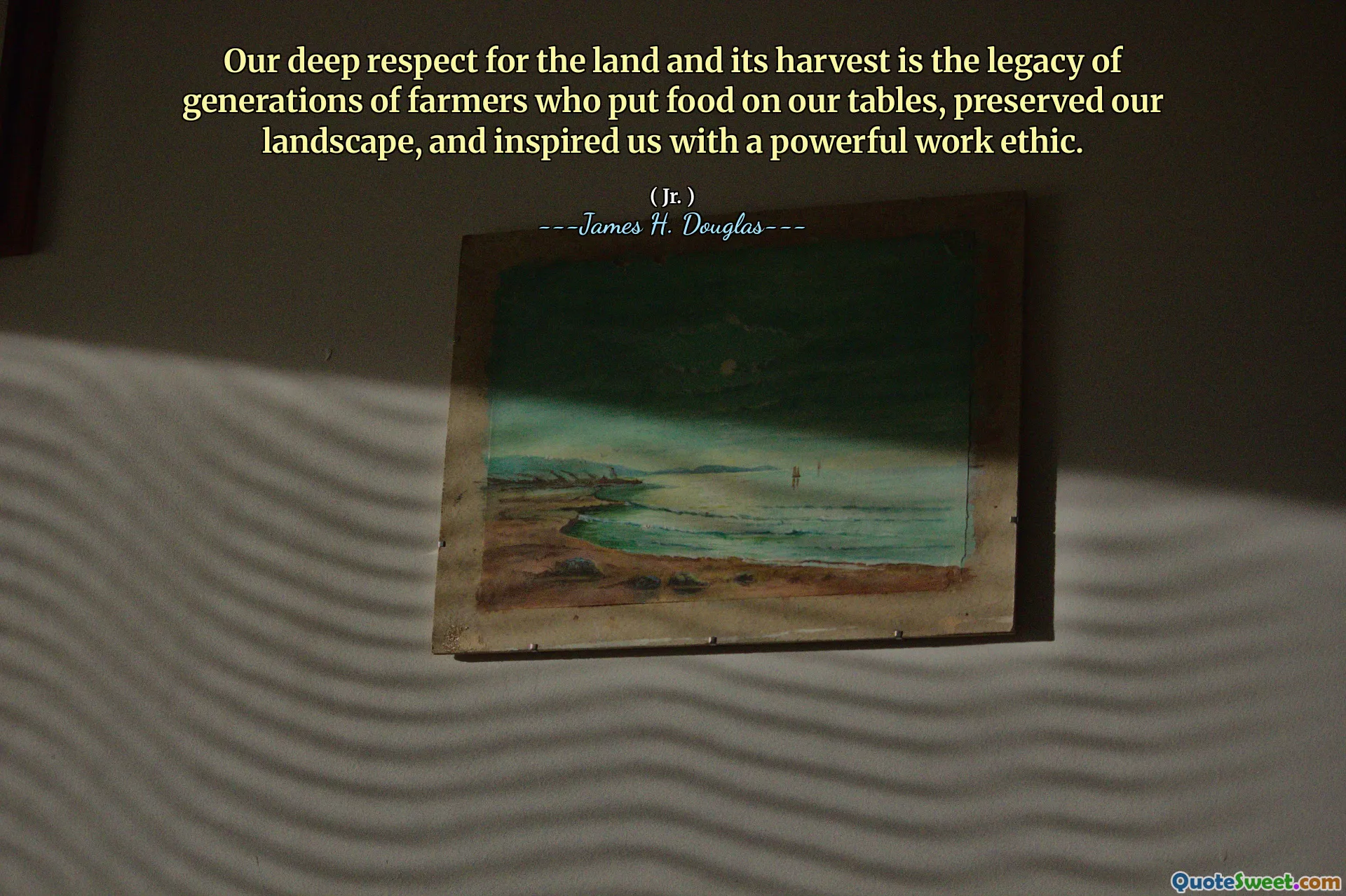 Our deep respect for the land and its harvest is the legacy of generations of farmers who put food on our tables, preserved our landscape, and inspired us with a powerful work ethic.