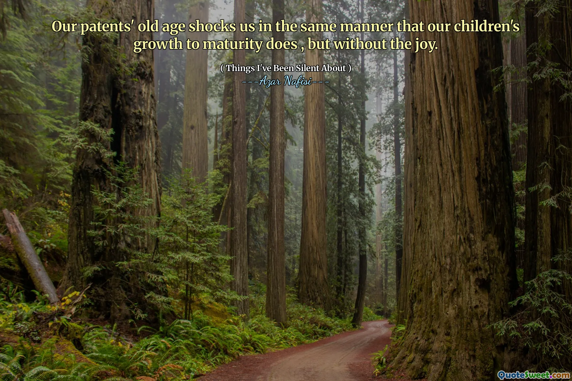 De ouderdom van onze patenten schokt ons op dezelfde manier als de groei van onze kinderen tot volwassenheid, maar zonder de vreugde.