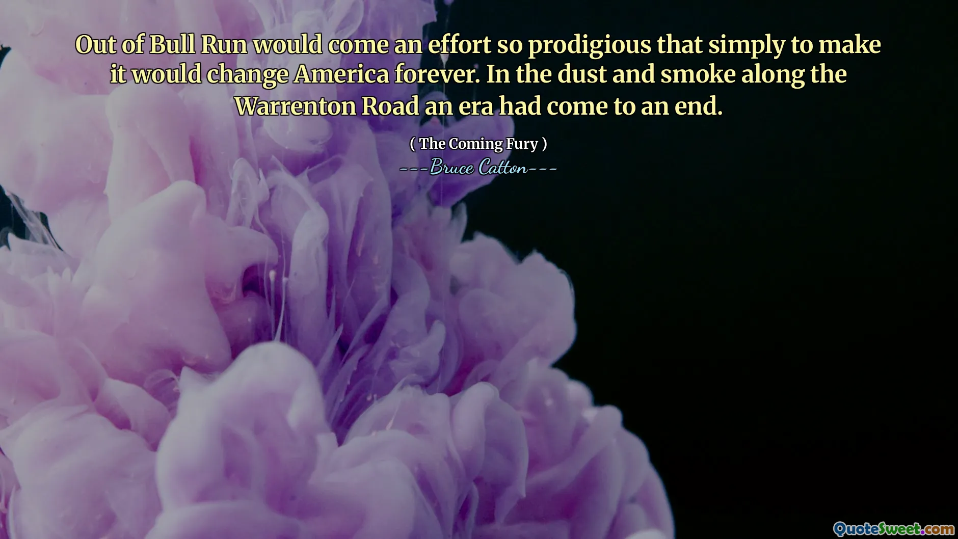 Fora de Bull Run viria um esforço tão prodigioso que simplesmente fazê -lo mudar a América para sempre. Na poeira e fumaça ao longo da estrada Warrenton, uma era havia chegado ao fim.