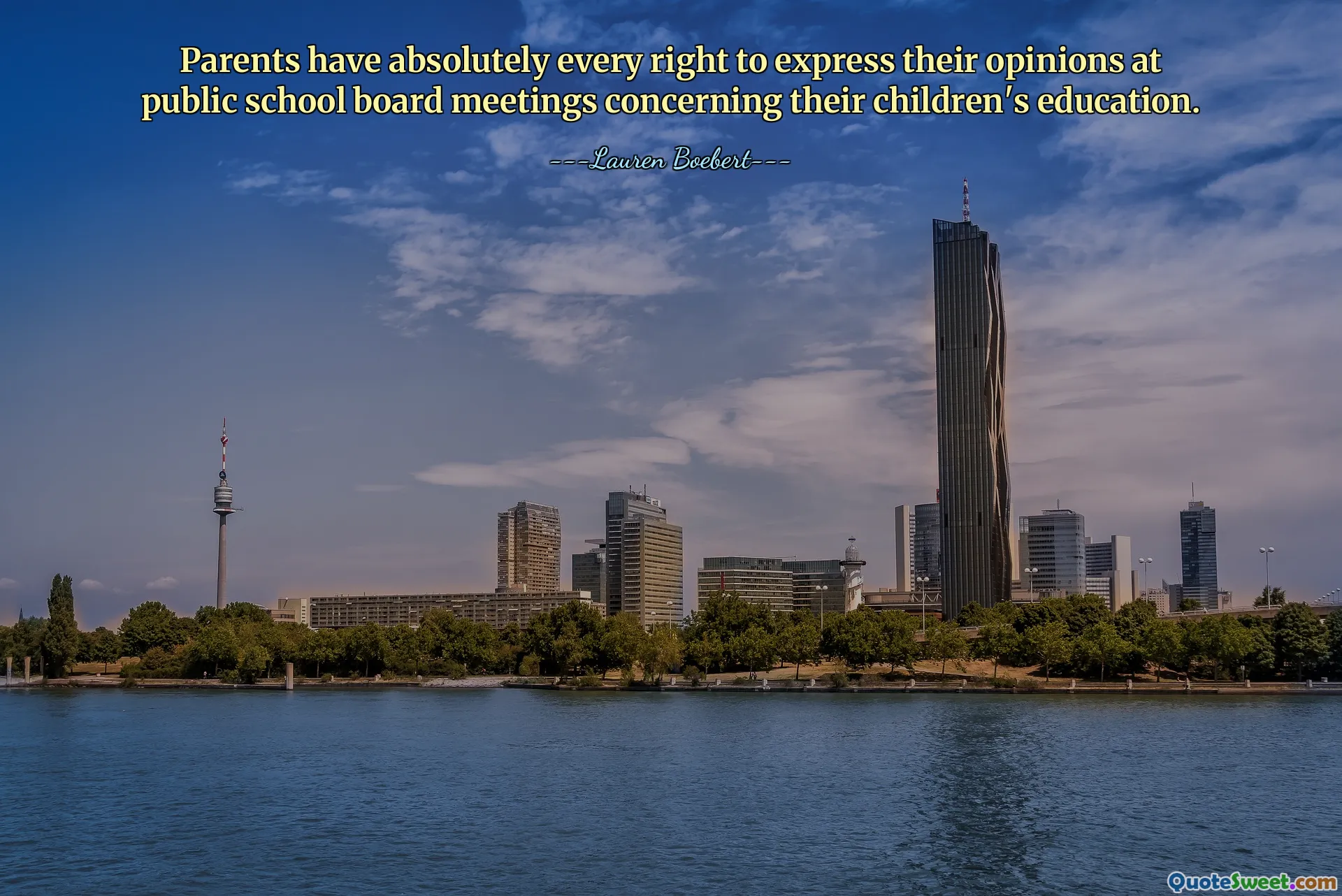 Parents have absolutely every right to express their opinions at public school board meetings concerning their children's education.