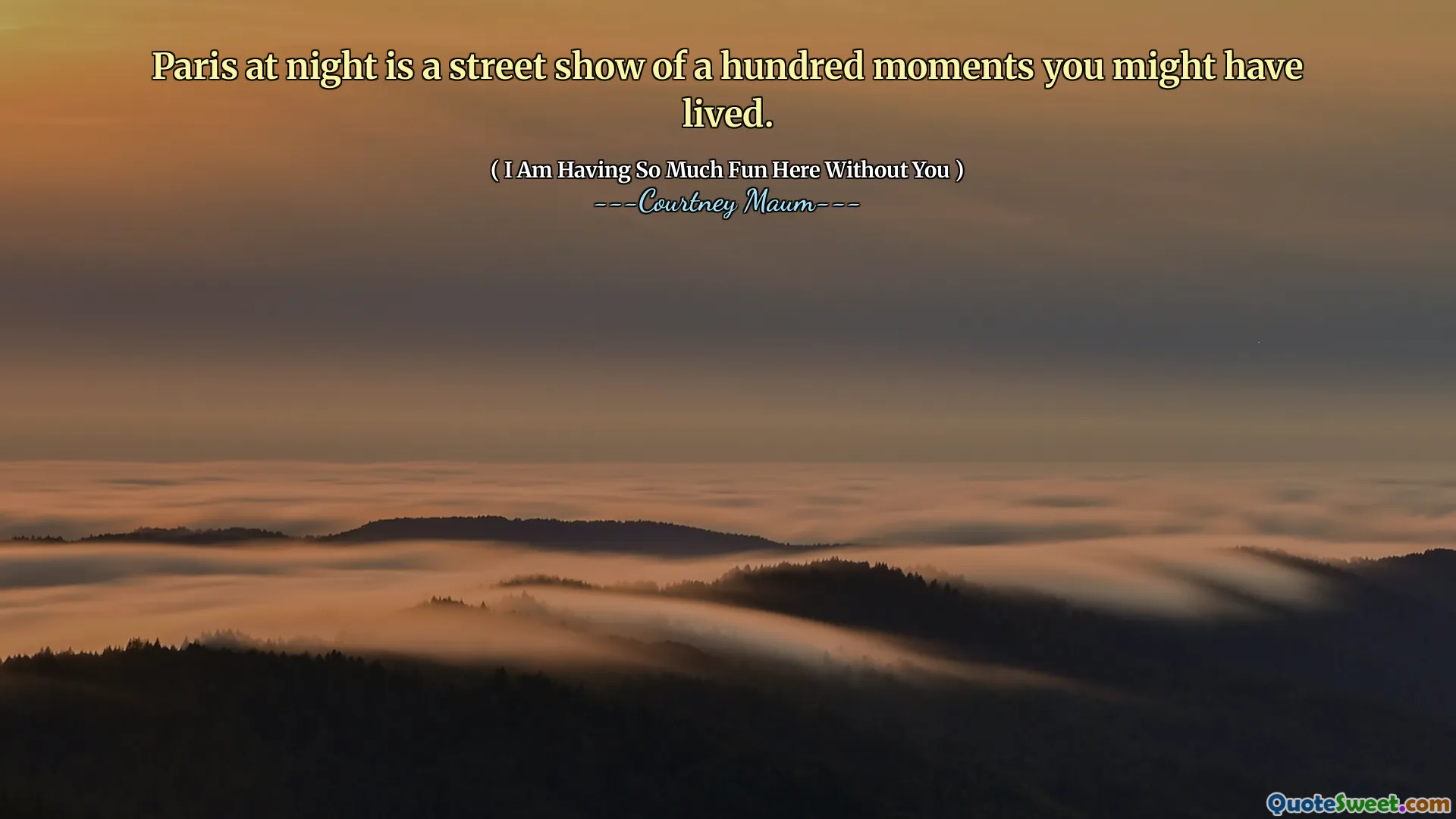 Paris at night is a street show of a hundred moments you might have lived.