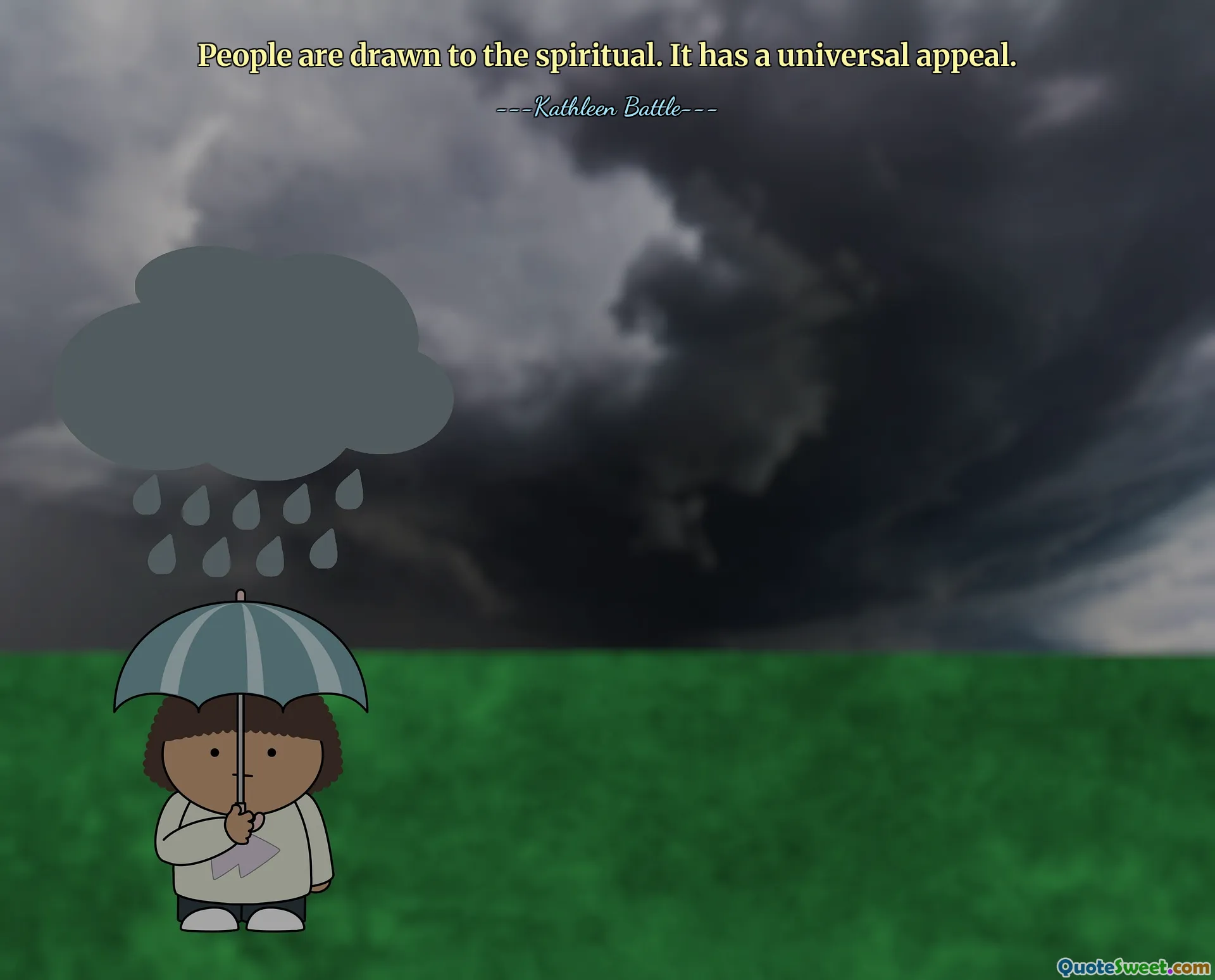 Människor dras till det andliga. Den har en universell dragningskraft.