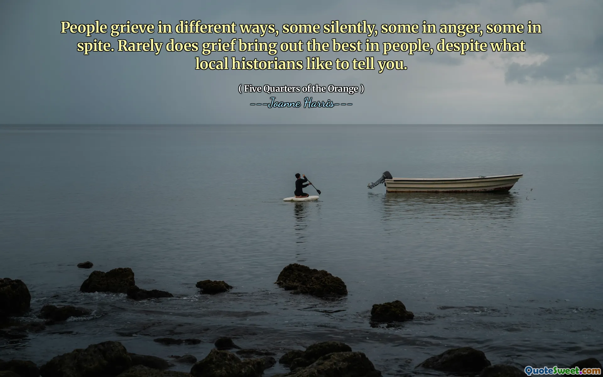 People grieve in different ways, some silently, some in anger, some in spite. Rarely does grief bring out the best in people, despite what local historians like to tell you.