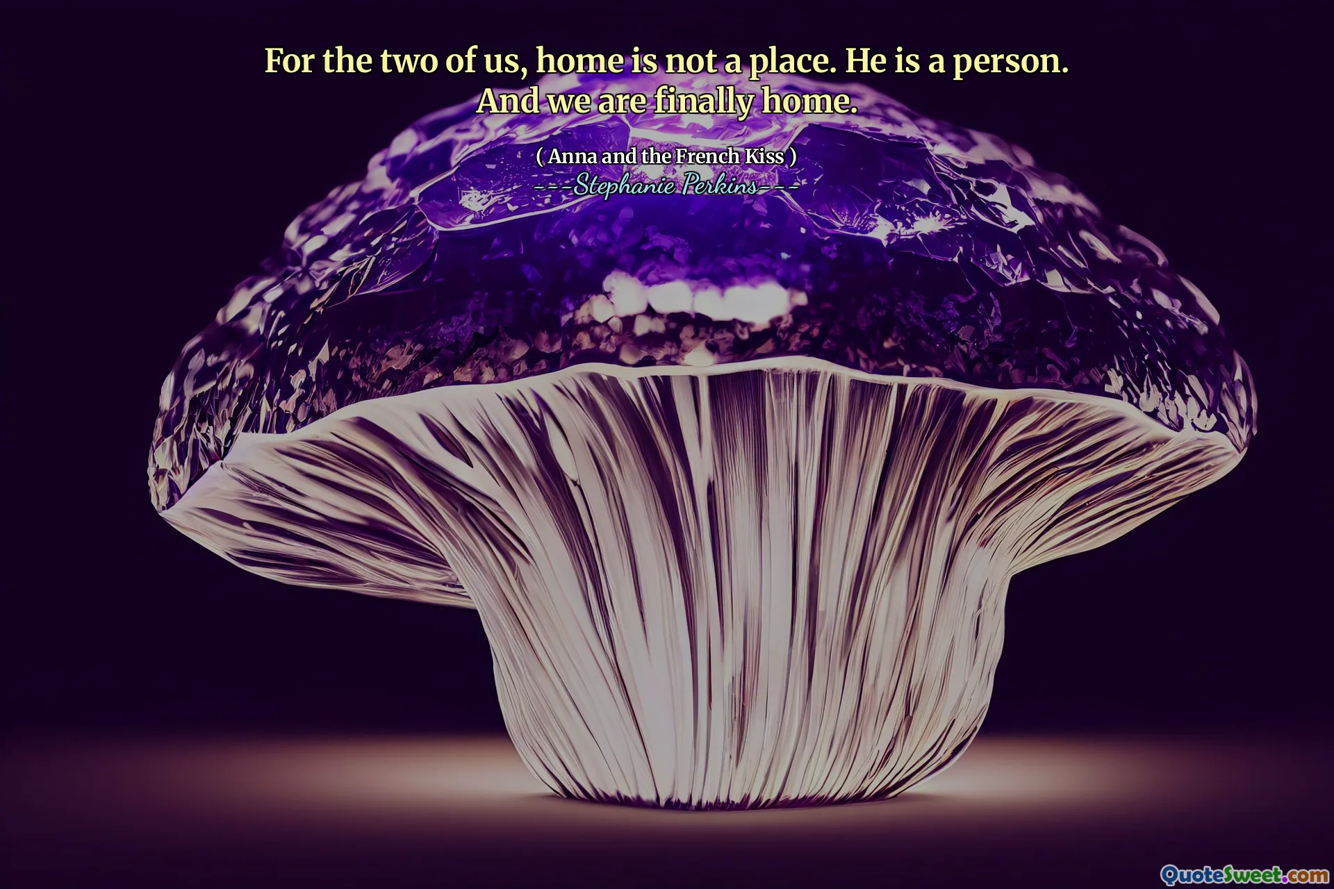 For the two of us, home is not a place. He is a person.
And we are finally home.