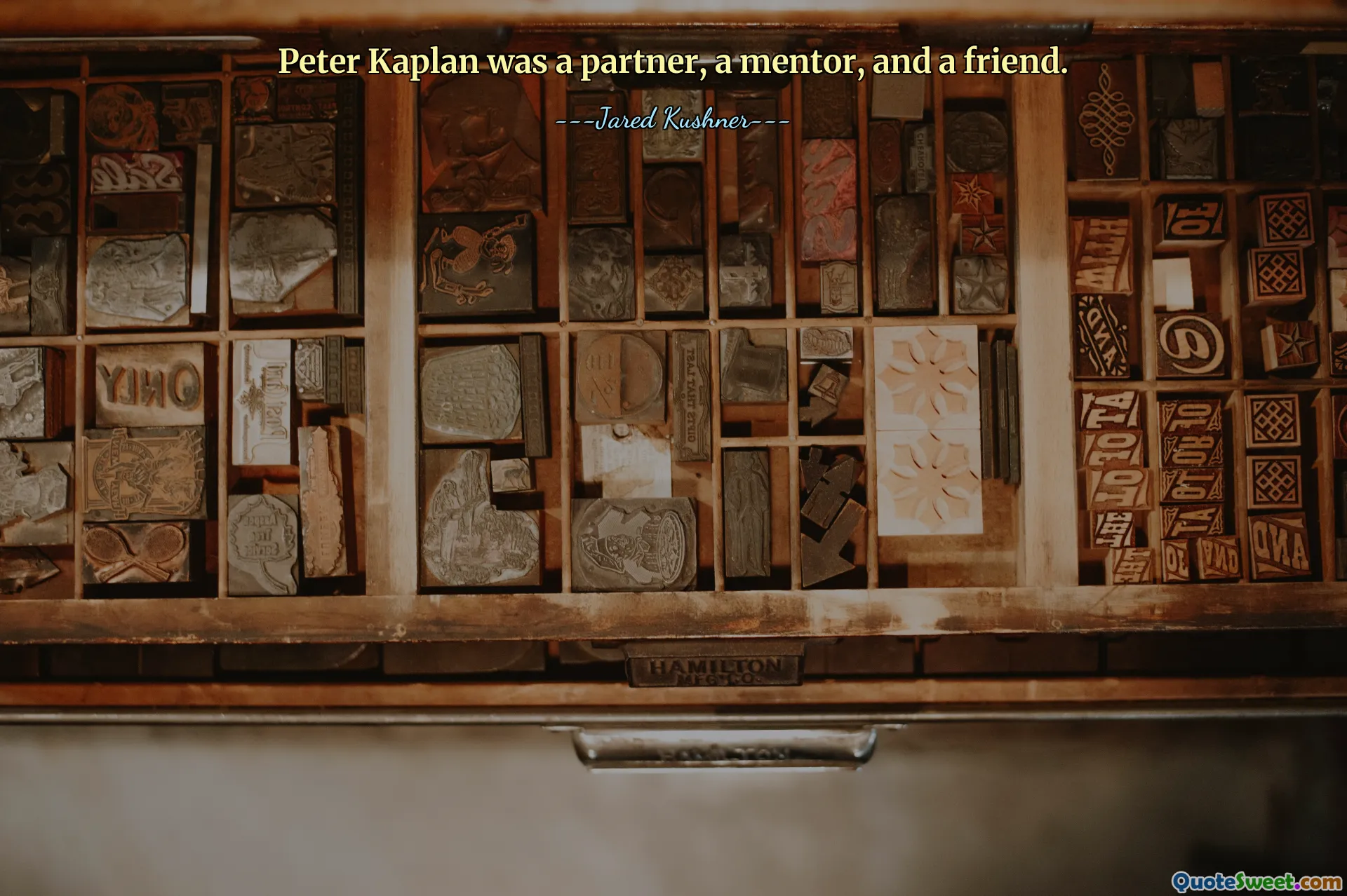 Peter Kaplan was a partner, a mentor, and a friend.