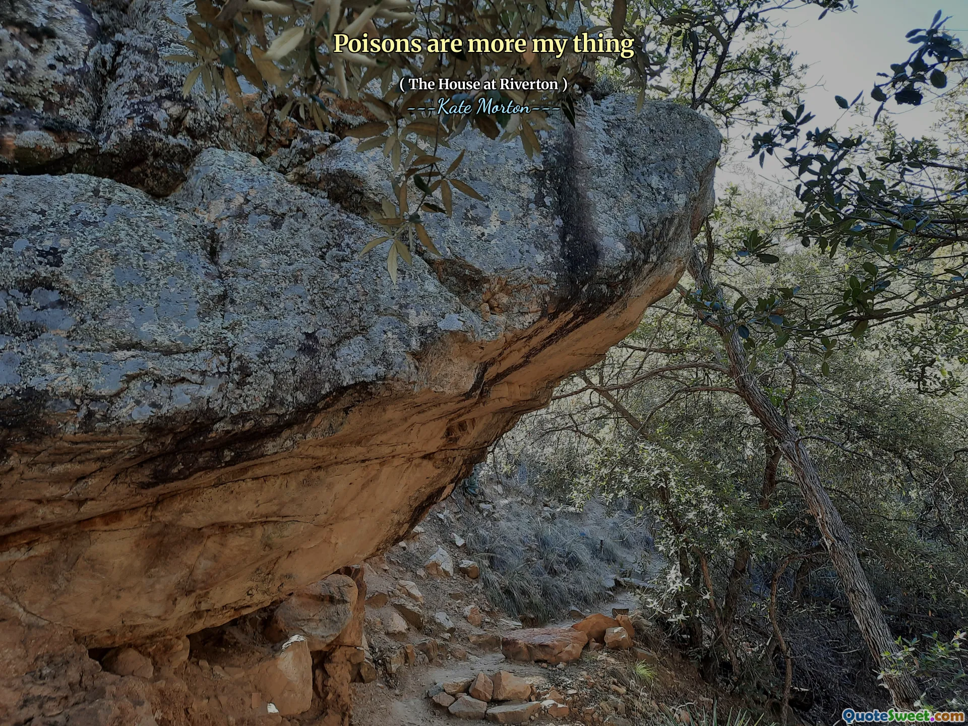 Poisons are more my thing