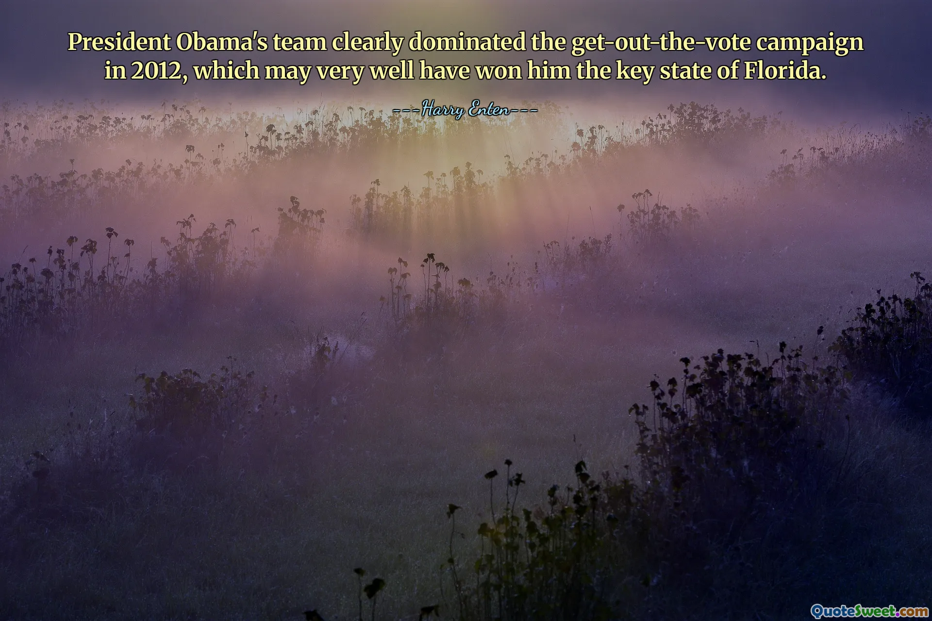 2012年の投票獲得キャンペーンではオバマ大統領のチームが明らかに優勢であり、それが彼に重要なフロリダ州を勝ち取った可能性が非常に高い。