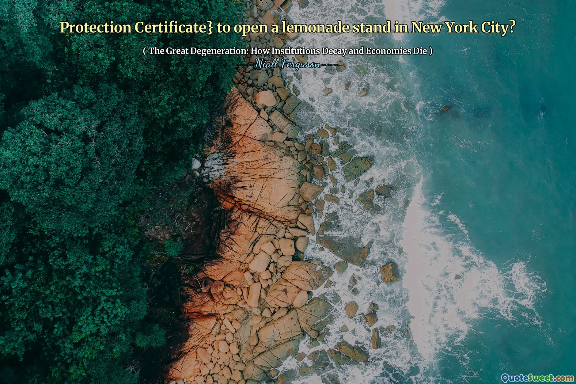 Protection Certificate} to open a lemonade stand in New York City?