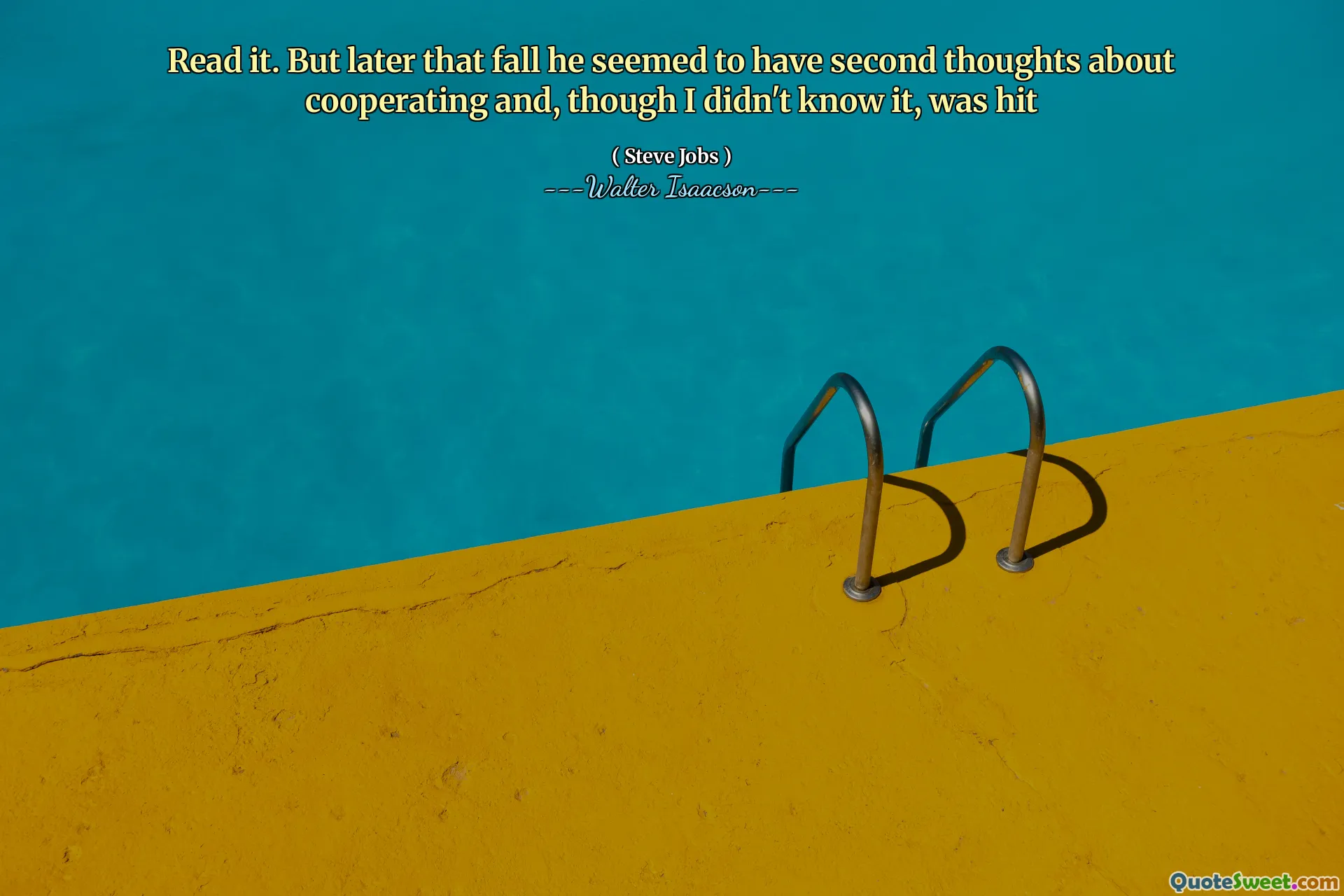 Read it. But later that fall he seemed to have second thoughts about cooperating and, though I didn't know it, was hit